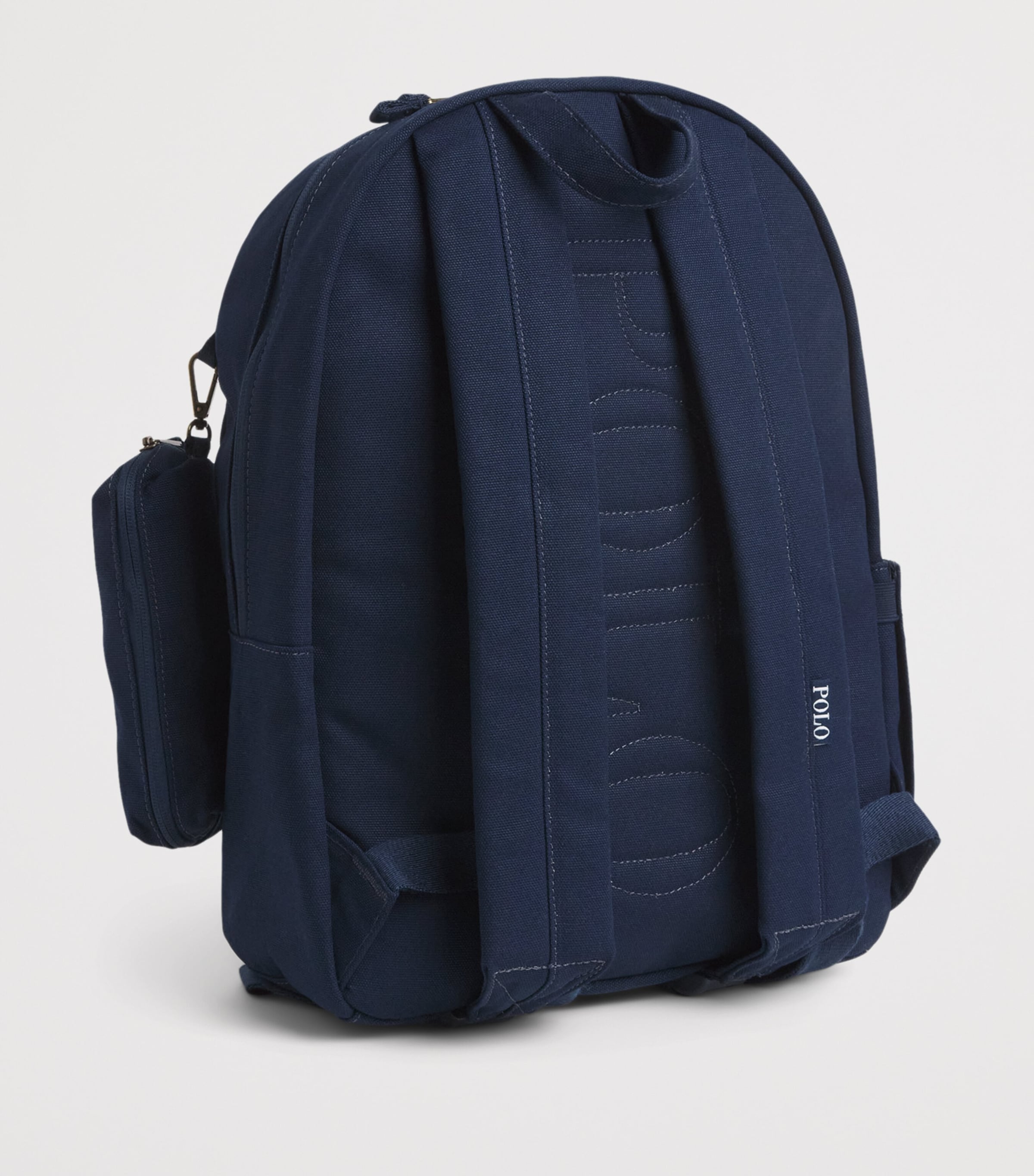 Ralph Lauren Kids Canvas Polo Pony Backpack Newport Navy Image 2