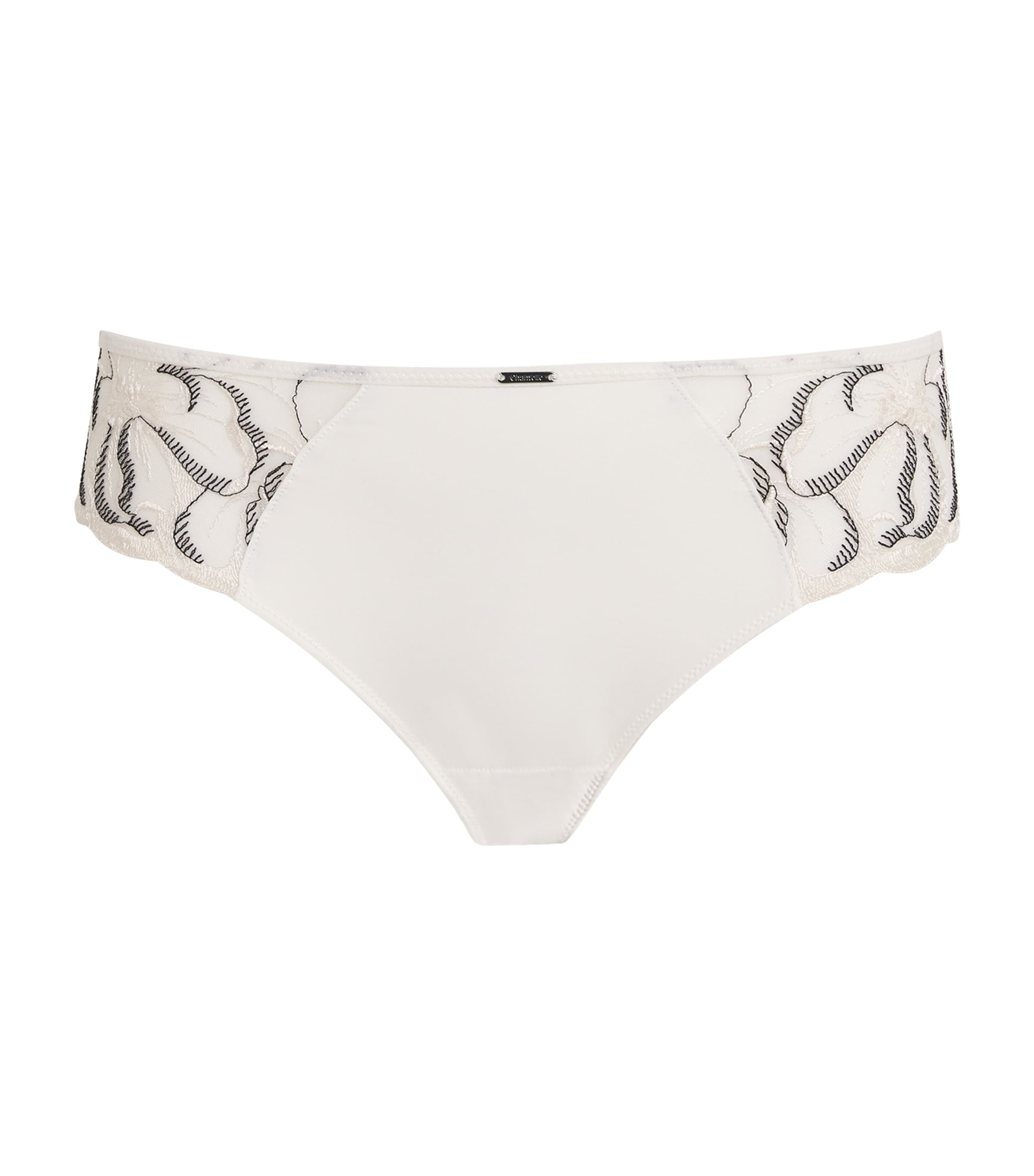 Shop Chantelle Lace Floral Brazilian Briefs