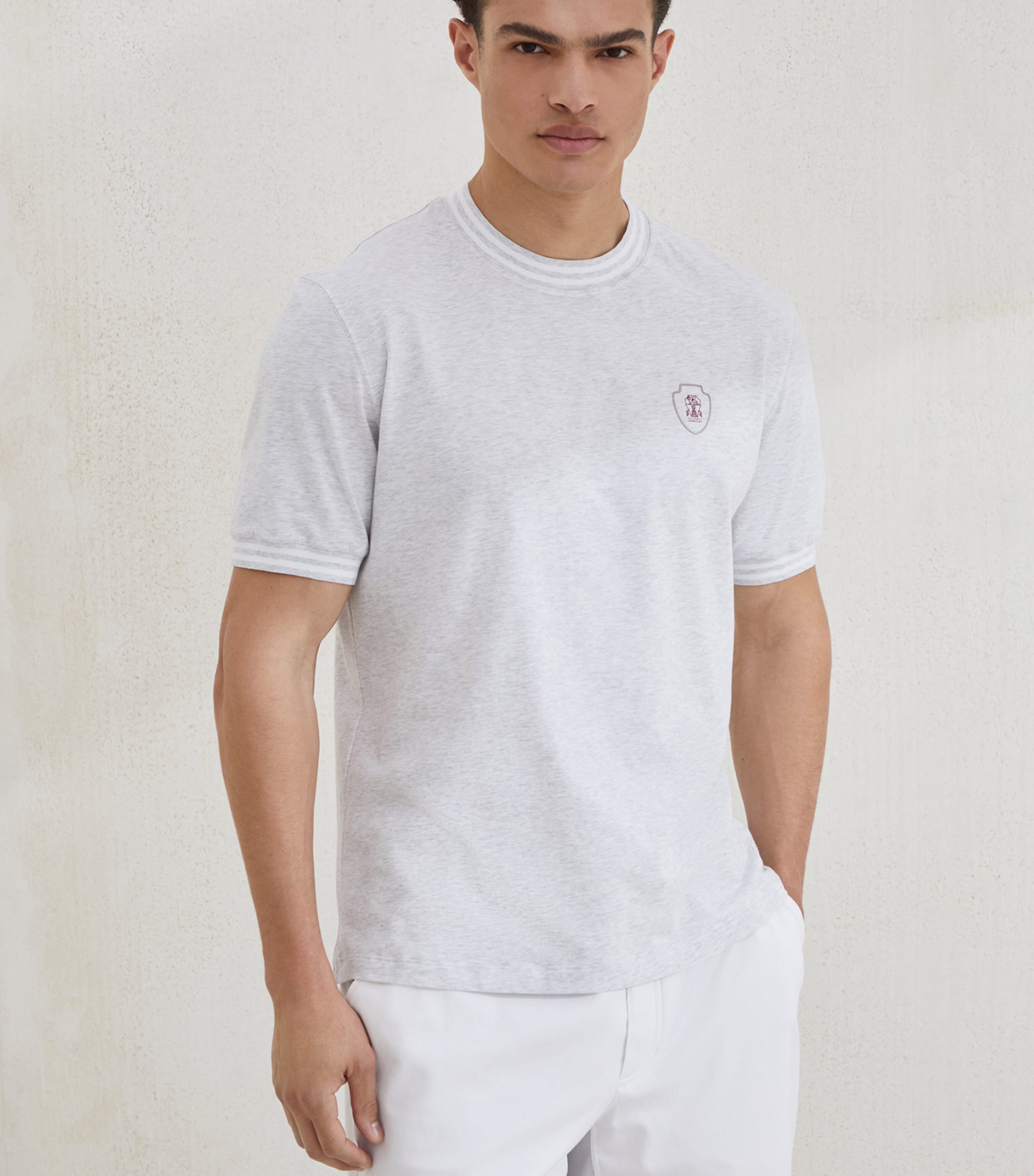 Cotton Jersey Logo T-Shirt C3657 Image 2