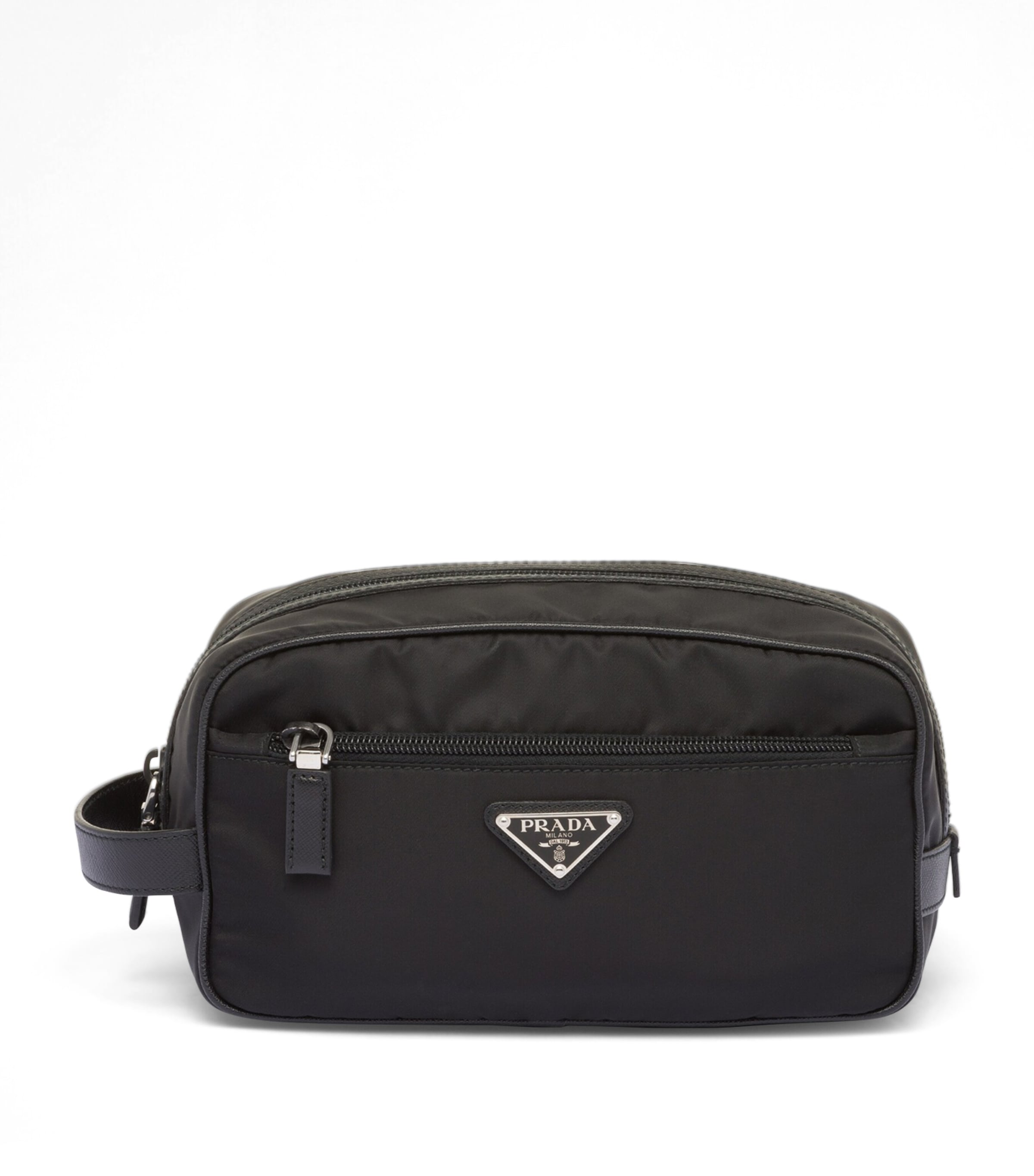 Prada Re-Nylon and Saffiano Leather Wash Bag Image 1