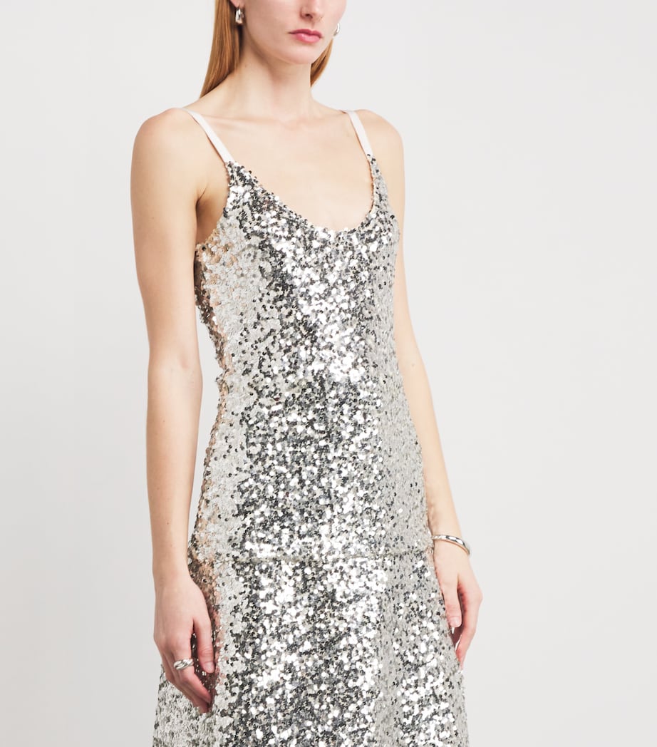 Sequin Danae Top IVORY SILVER Image 3