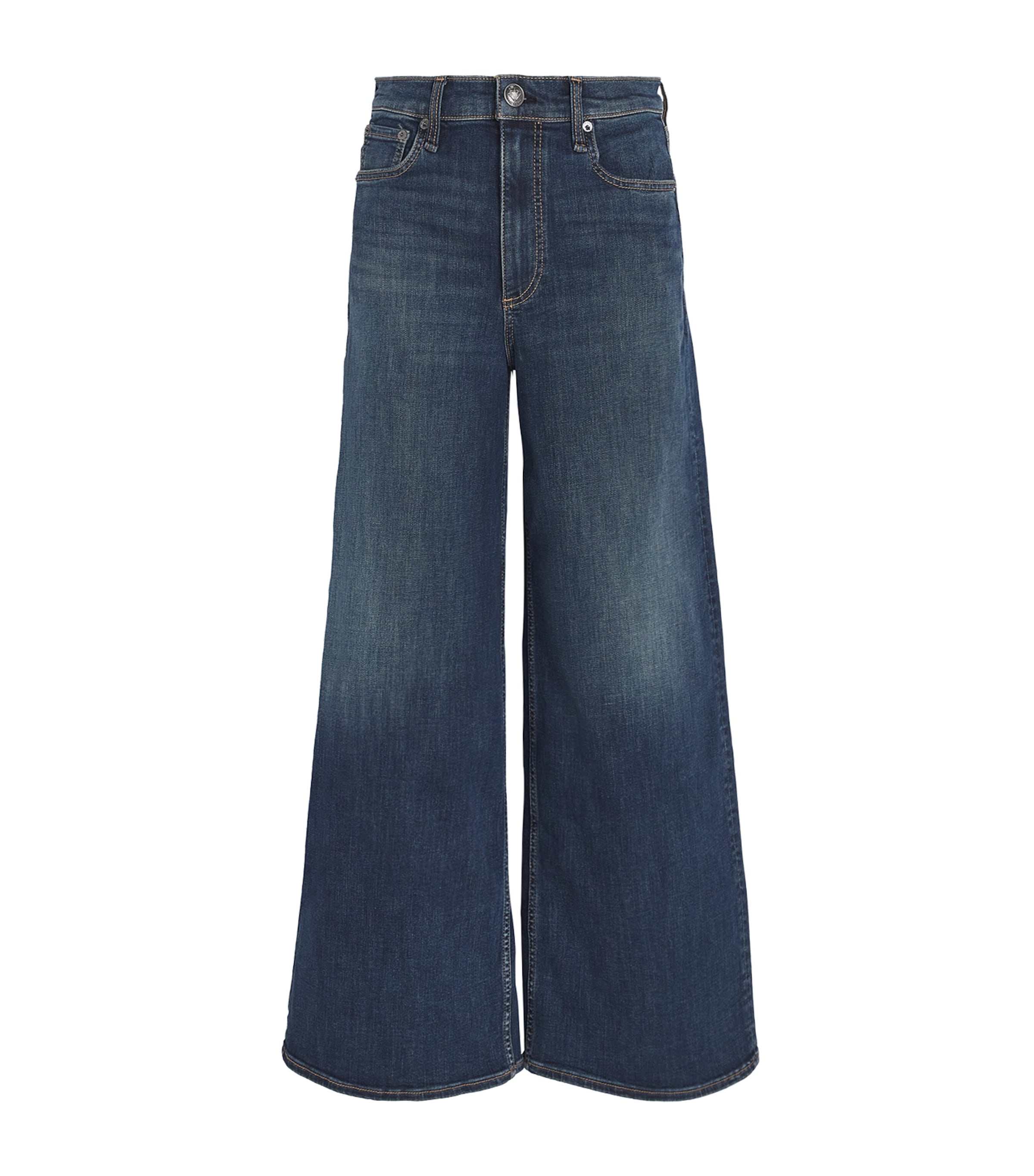 Rag & Bone Flexi Sofie High-rise Wide-leg Jeans In Multi