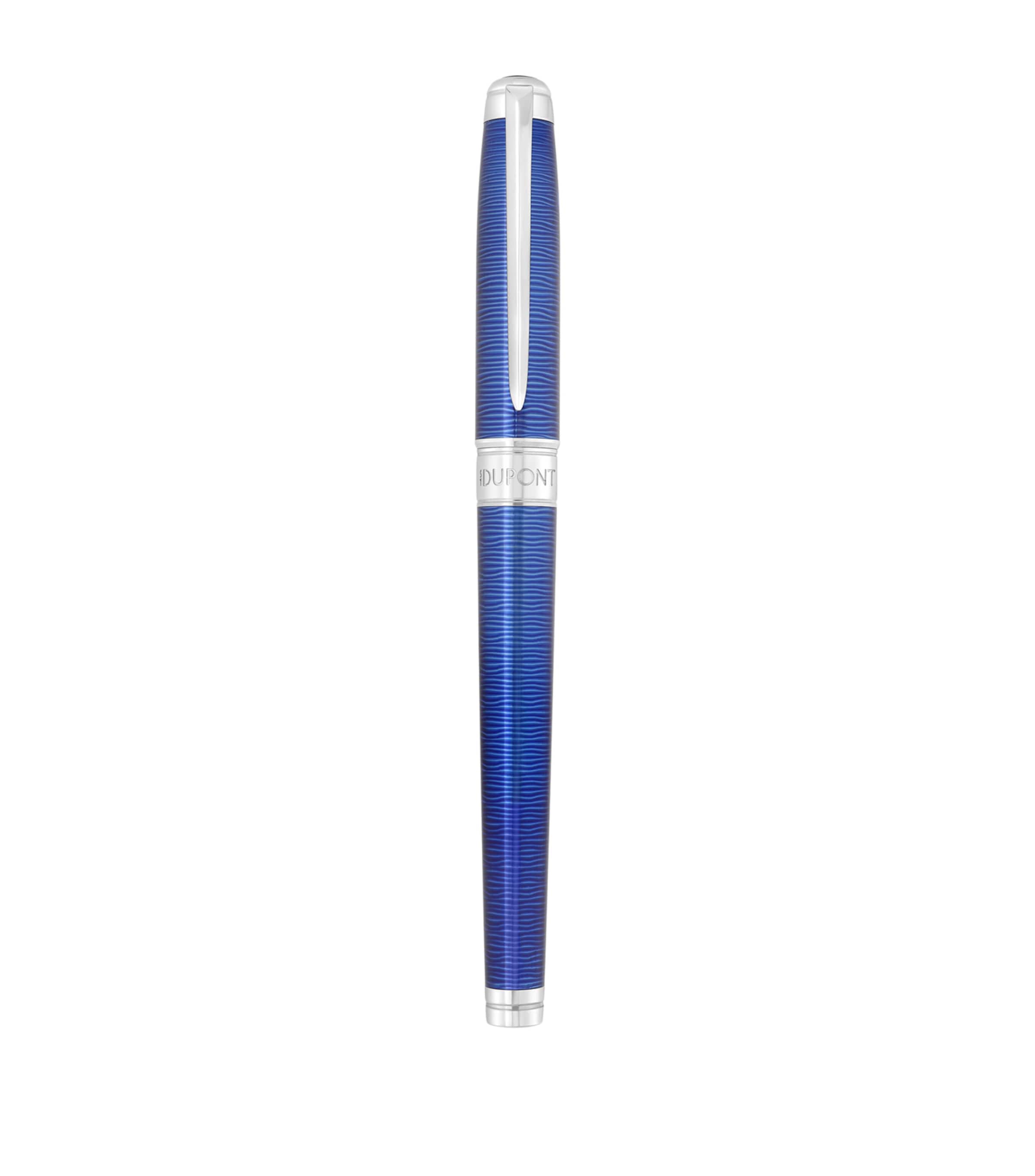 St Dupont Gulf Stream Line D Eternity Rollerball Pen In Blue