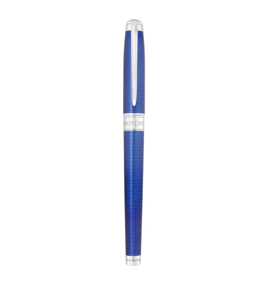 Gulf Stream Line D Eternity Rollerball Pen BLUE & PALLADIUM Image 1