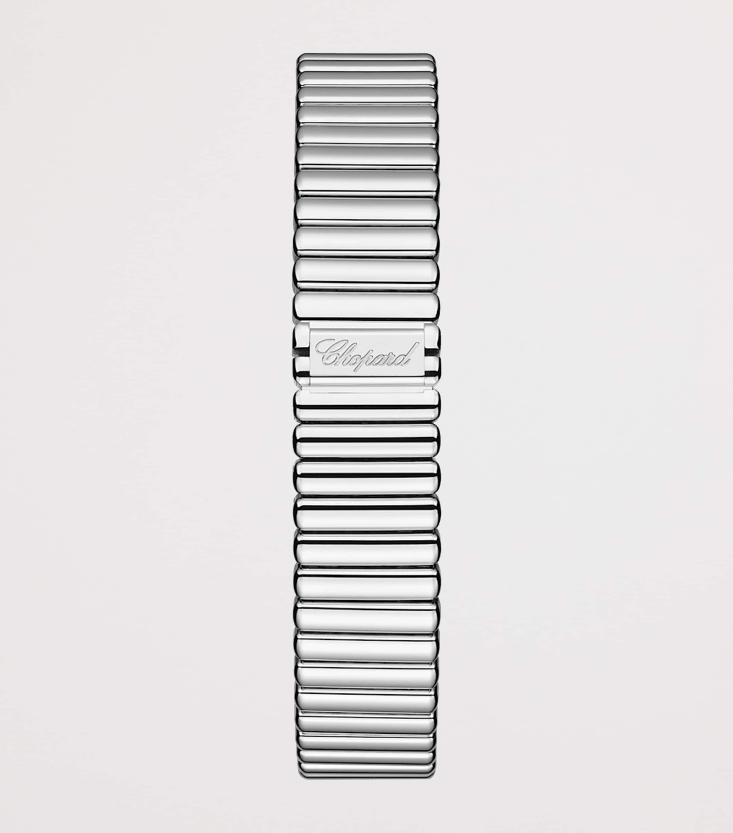 White Gold and Diamond Octagonal L'Heure du Diamant Watch 32mm 18K WHITE GOLD Image 4