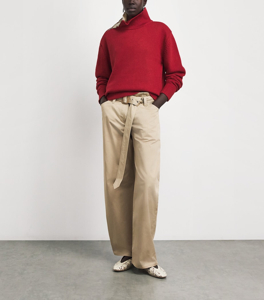 Source Unknown Womens Zip-Shoulder Konny Sweater Rd Image 2