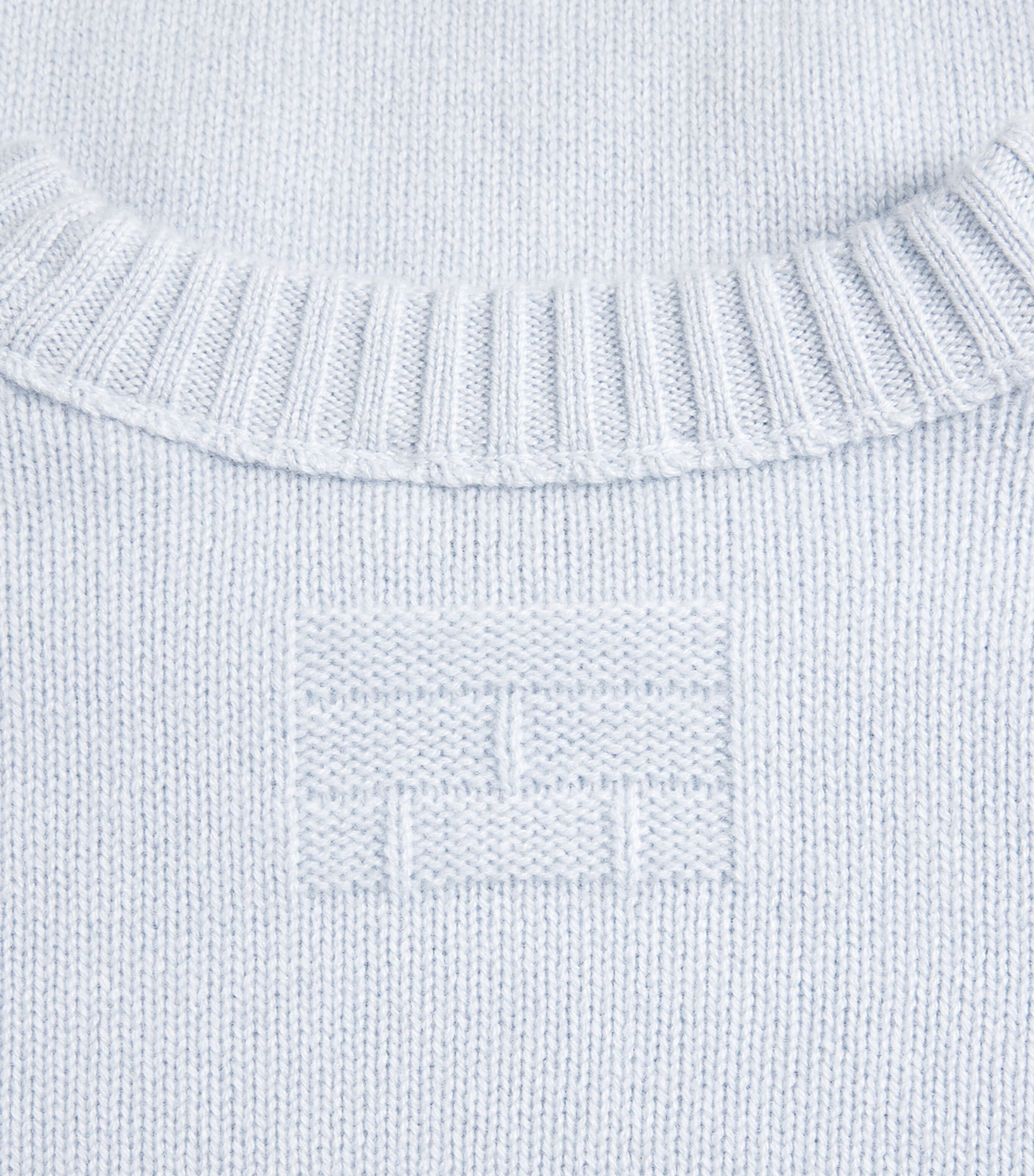 Cashmere Crew-Neck Sweater PALE BLUE HEATHER Image 6