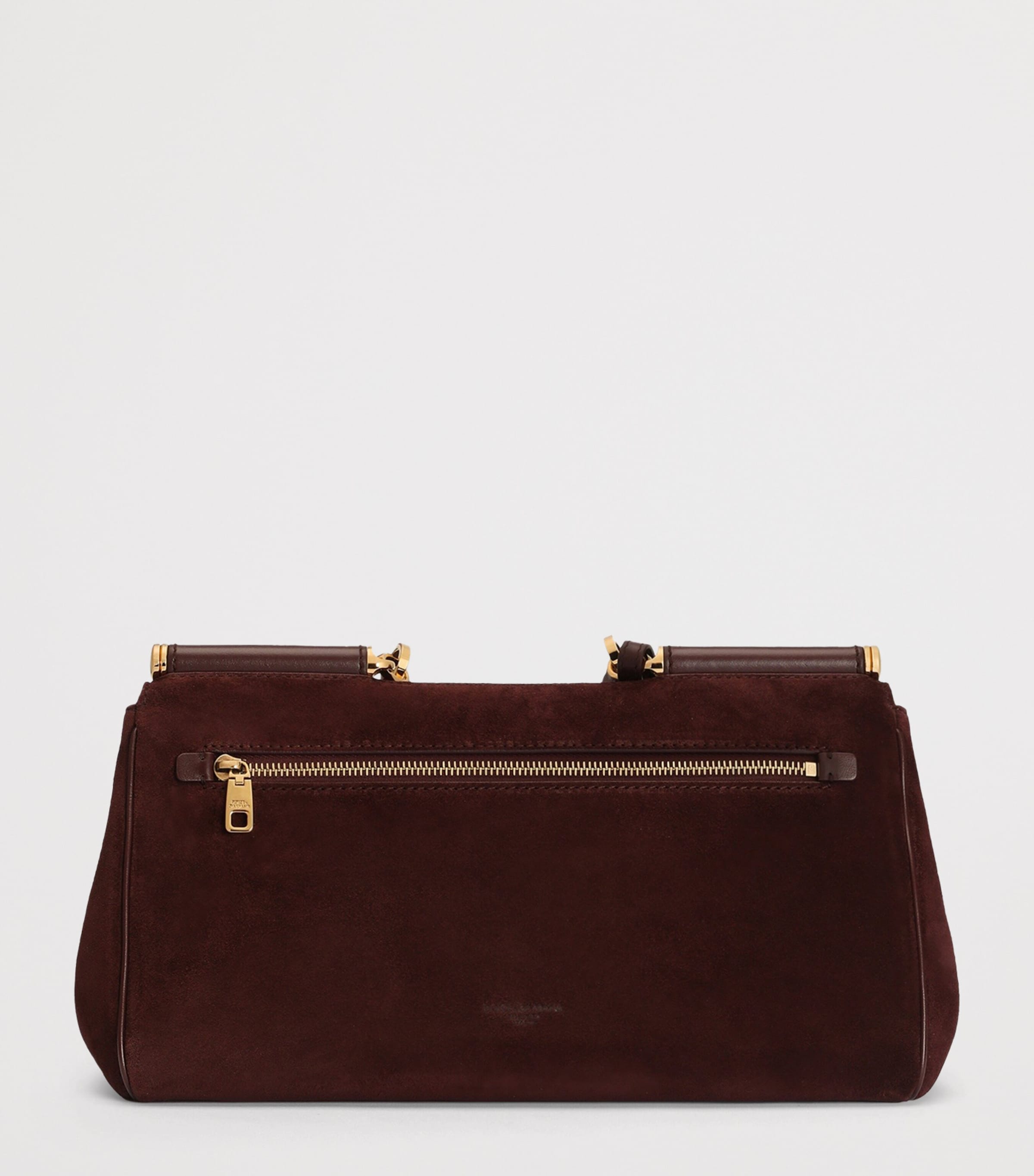 Dolce&Gabbana Suede My Sicily Top-Handle Bag Bordeaux/borde Image 2