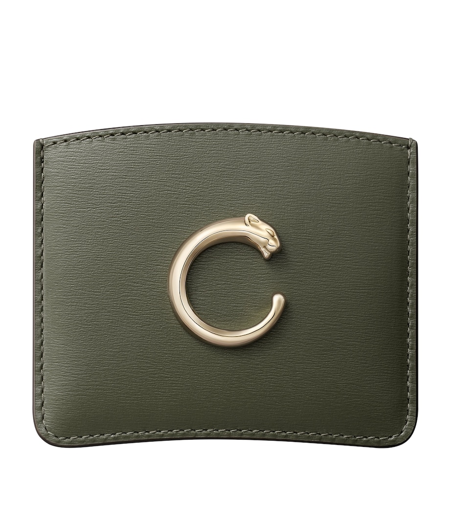 Panthère C de Cartier Card Holder GREEN Image 1