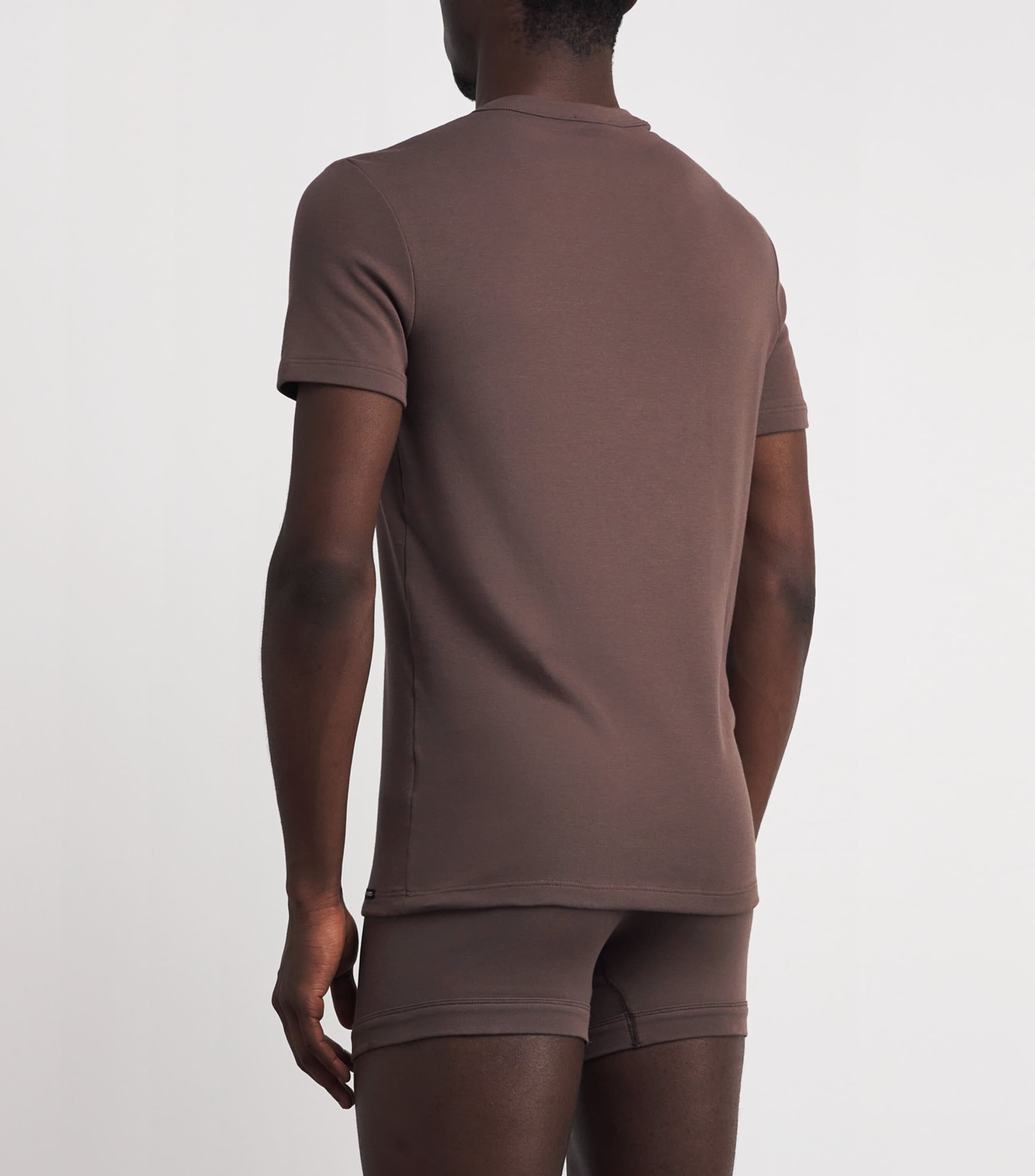 Stretch-Cotton T-Shirt 206 NUDE 8 Image 3