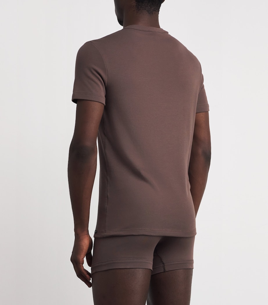 Stretch-Cotton T-Shirt 206 NUDE 8 Image 3