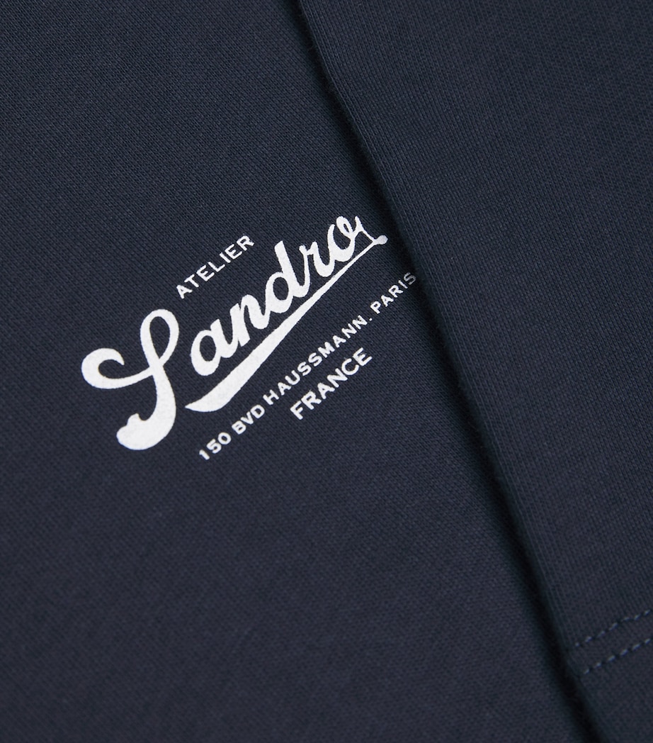 Cotton Logo Atelier T-Shirt MIDNIGHT BLUE Image 5
