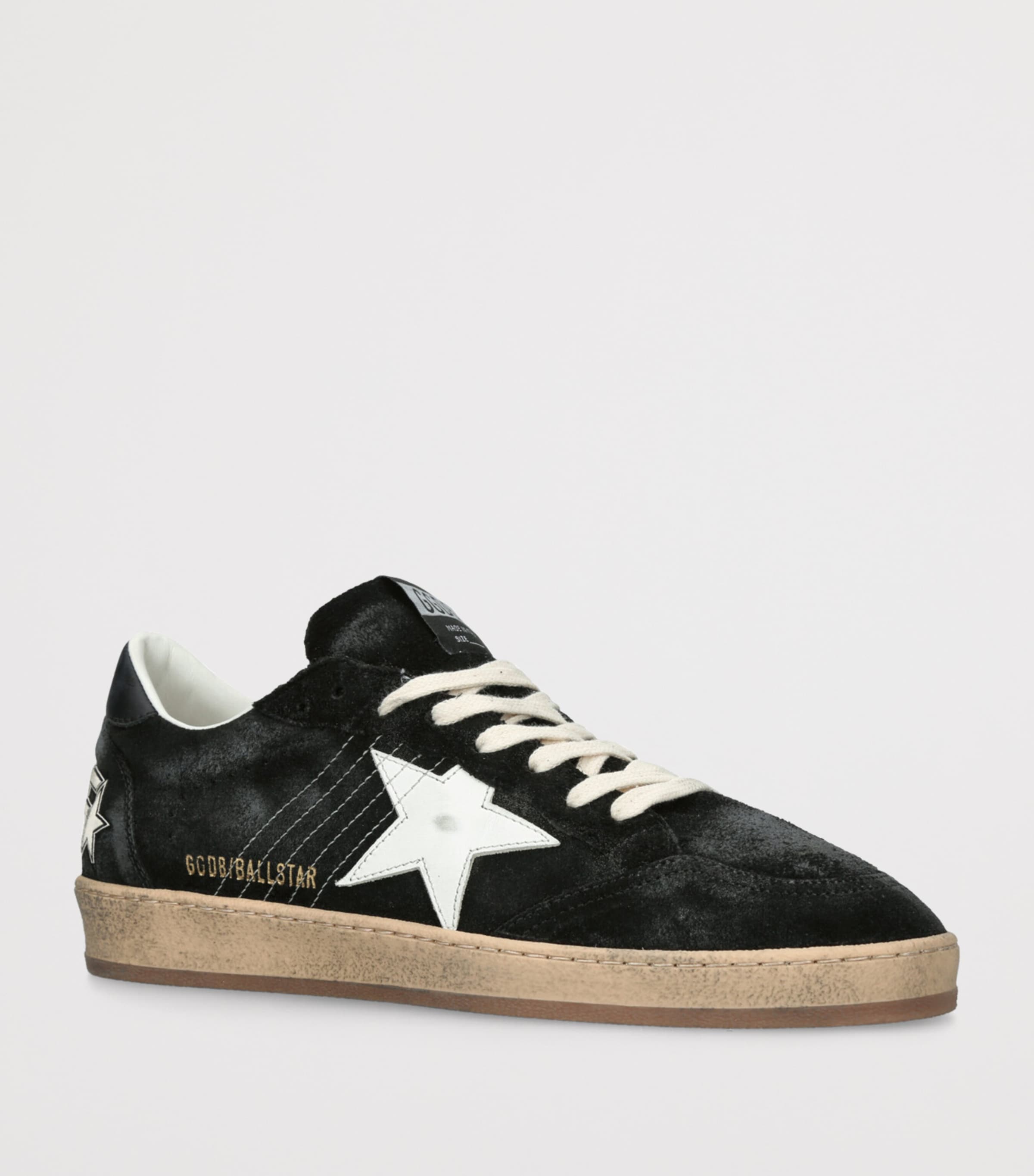 Suede Ball Star Sneakers BLACK Image 3