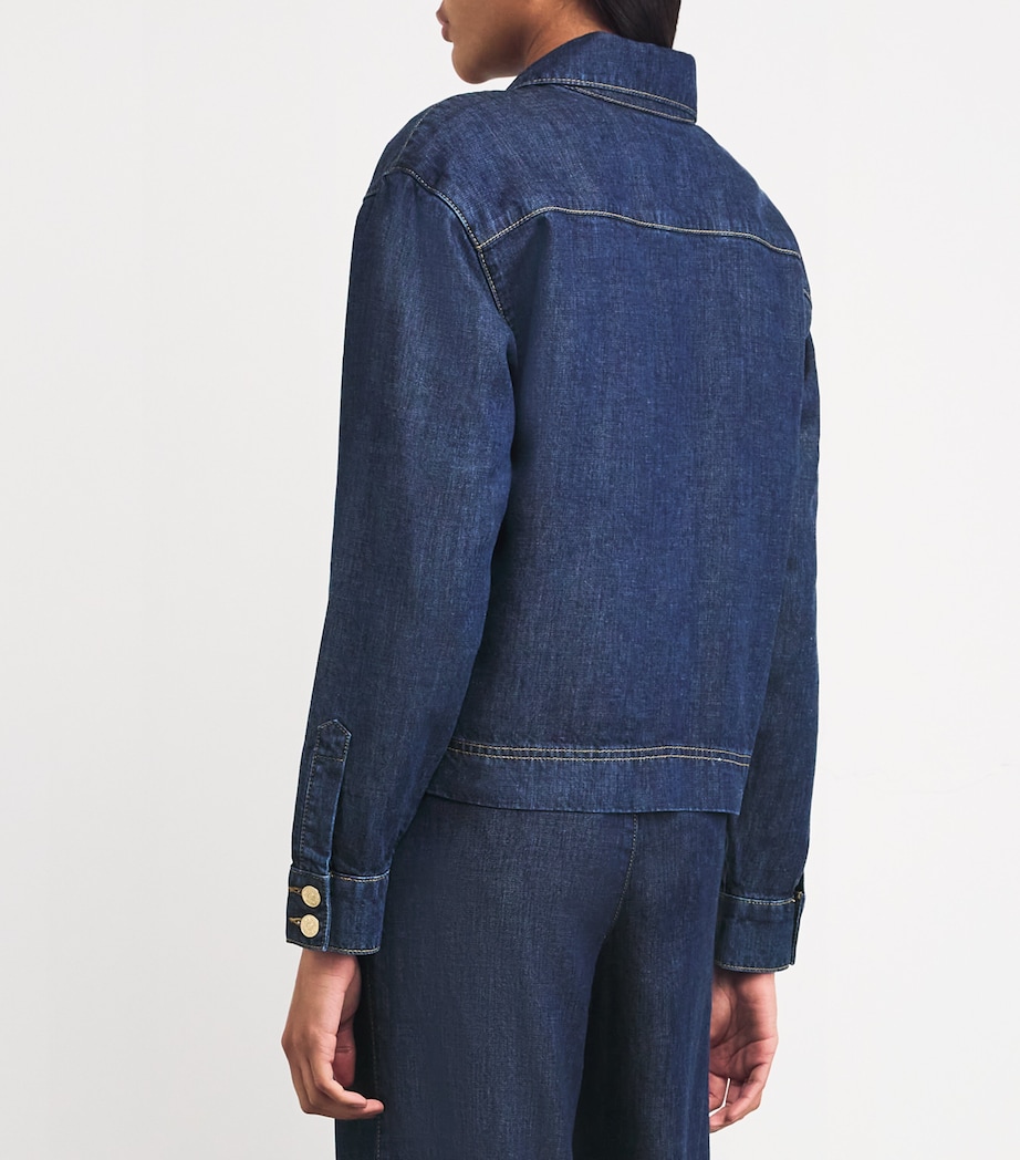 Denim Oversized Shirt INDIGO DENIM Image 4