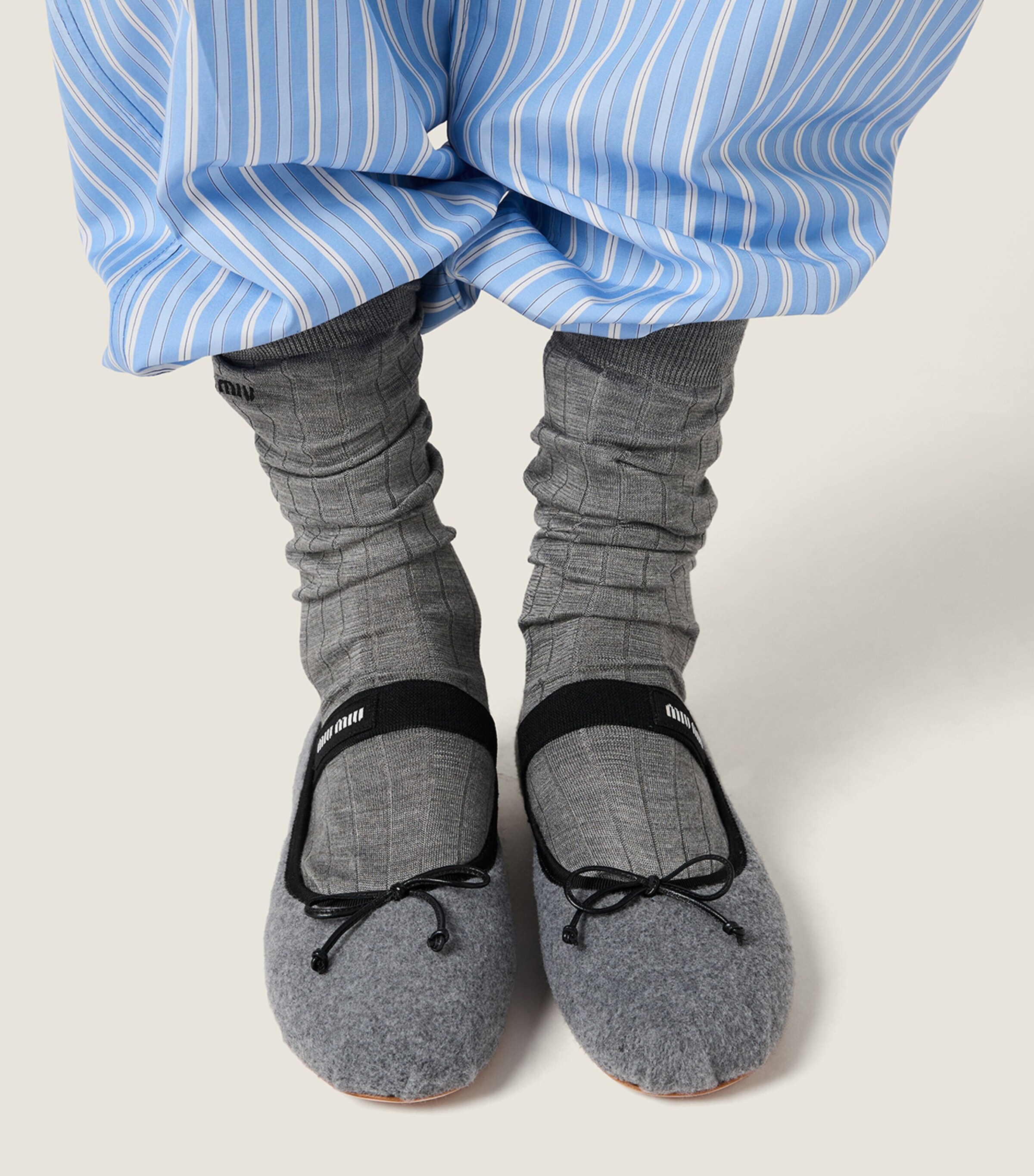 Fleece Ballet Flats F0031 Image 3