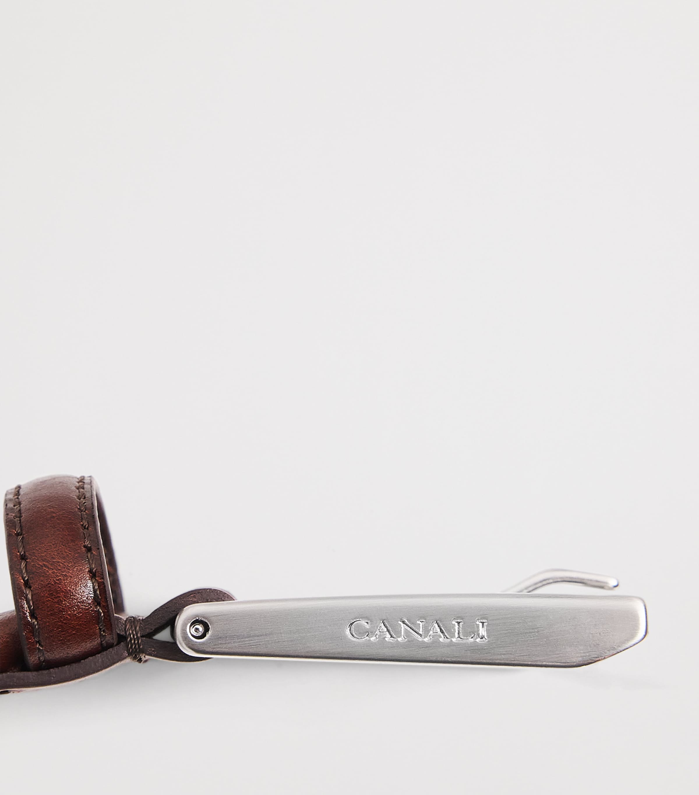 Leather Woven Belt 510 Image 4