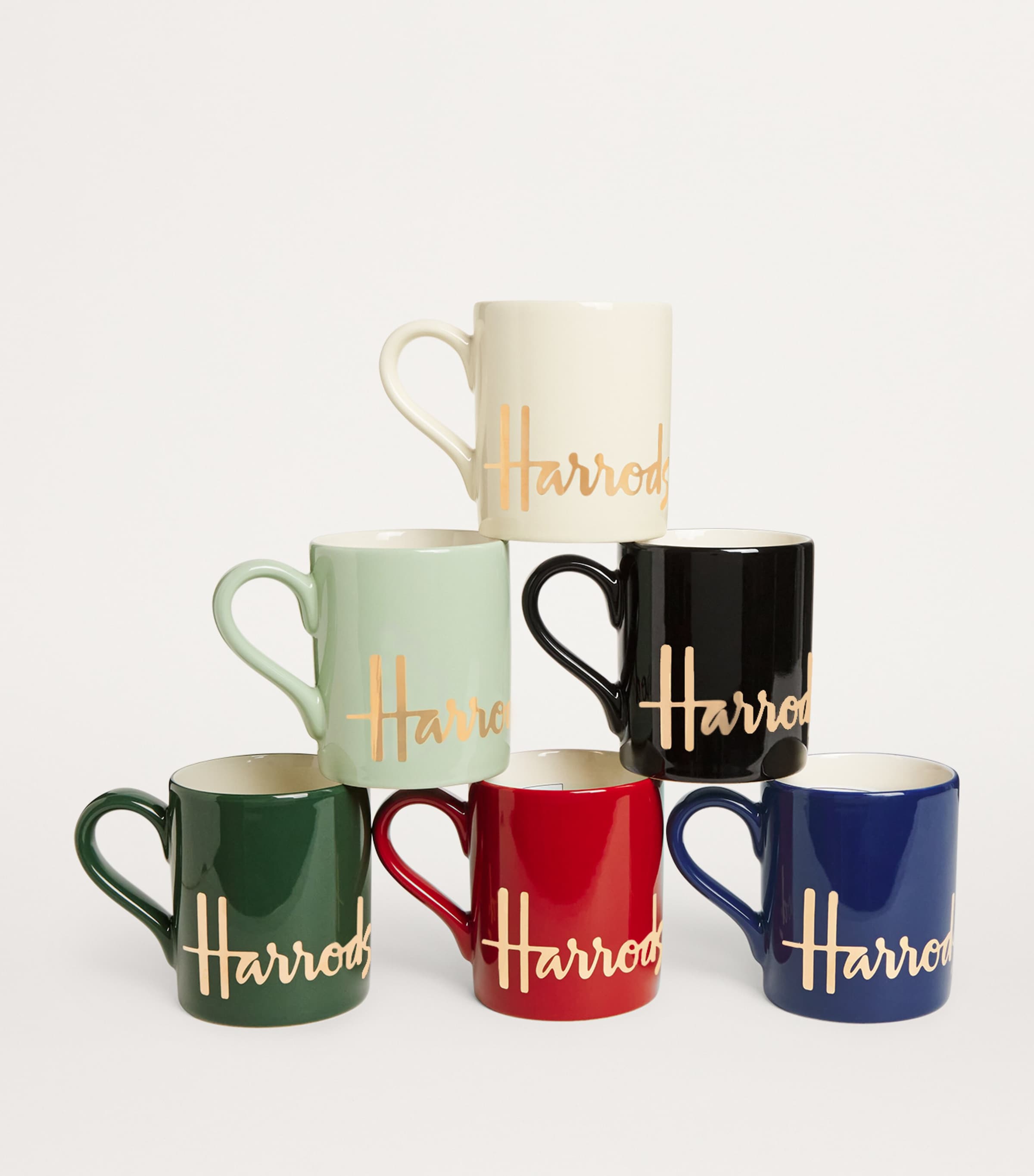 Harrods Logo Mug Black Image 2