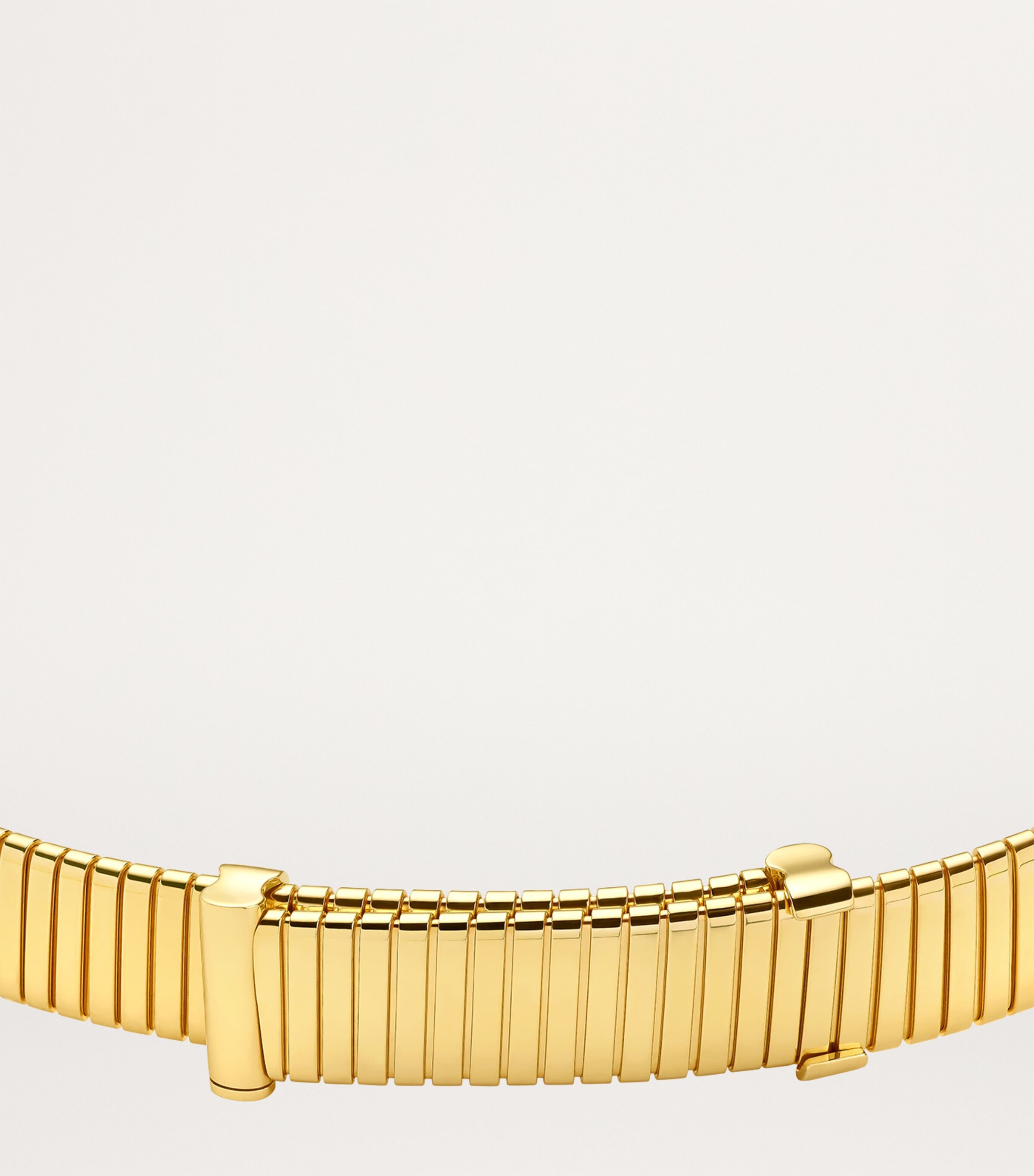 Yellow Gold and Diamond Tubogas Necklace YELLOW GOLD Image 5