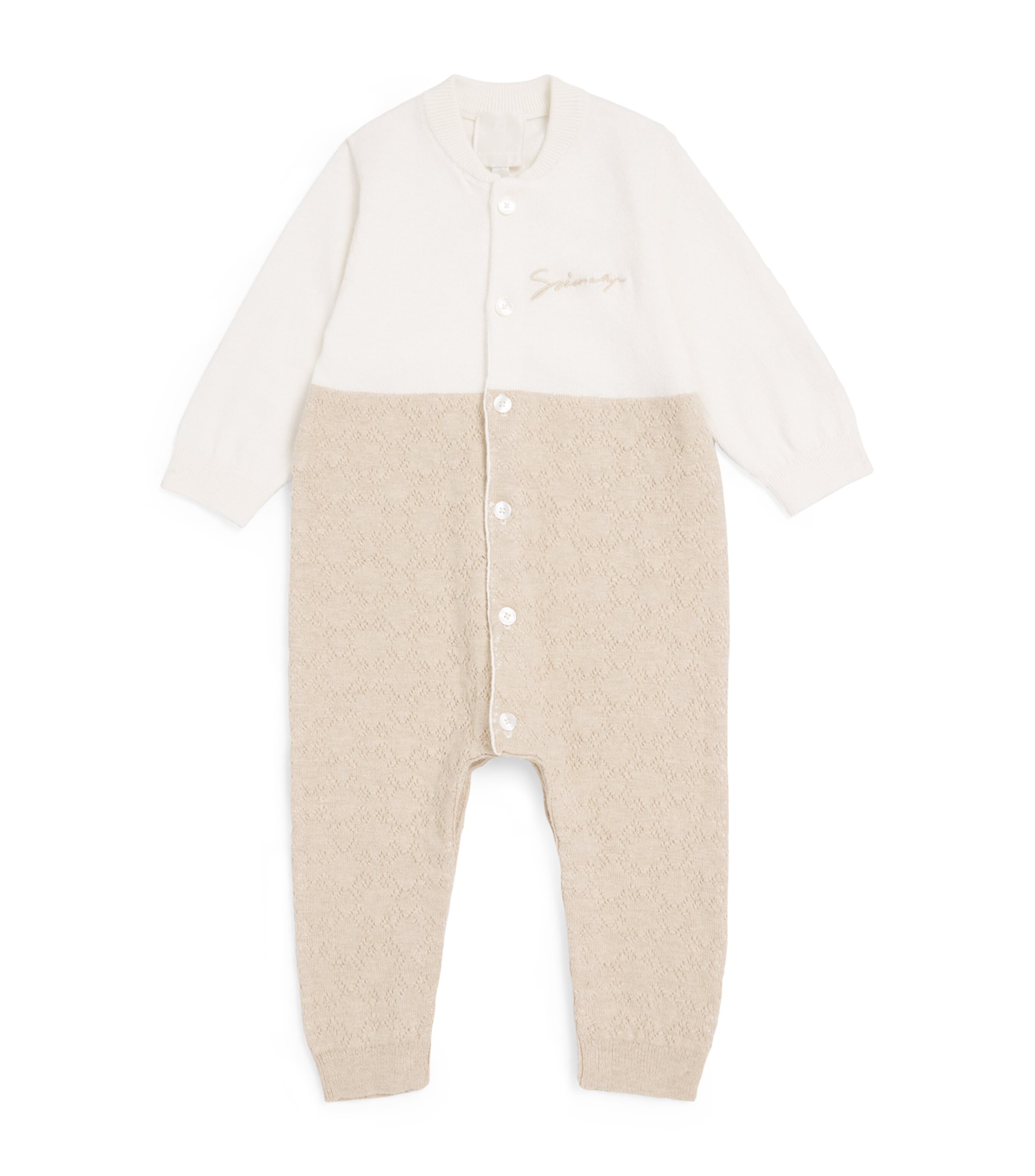 Givenchy Cotton-cashmere All-in-one In Neutral