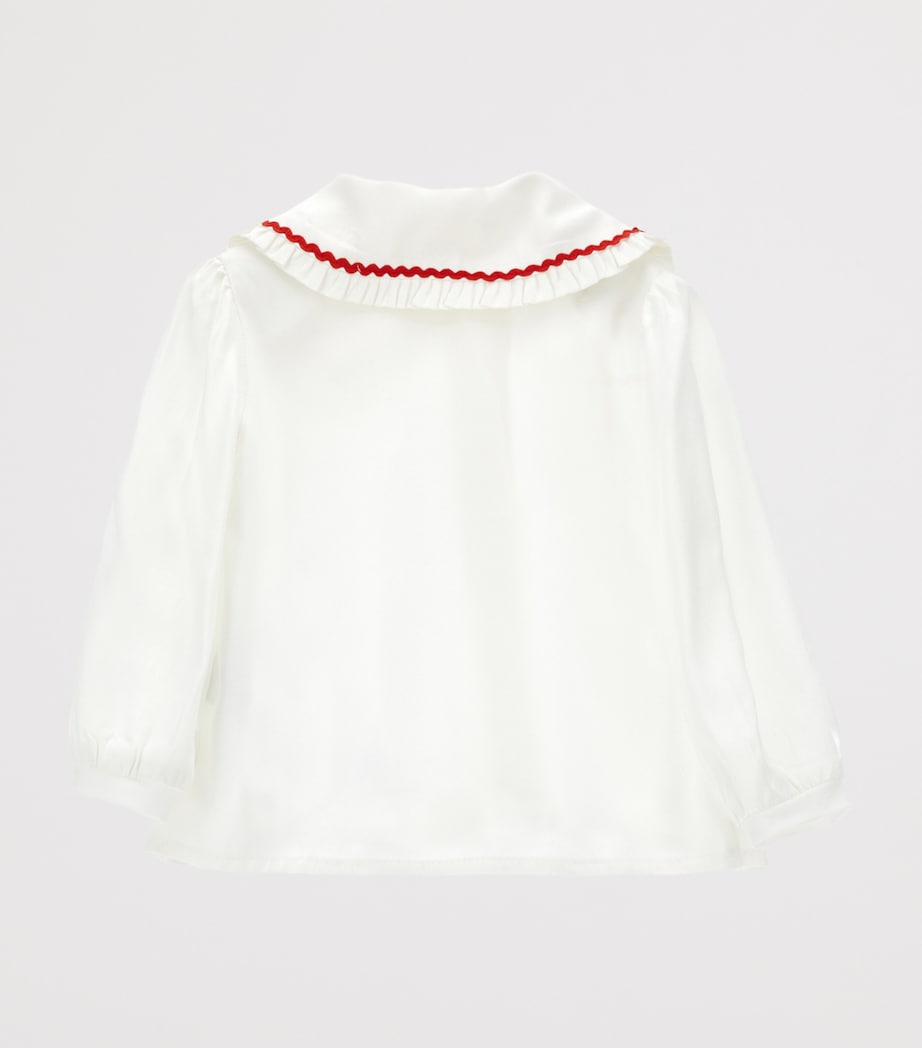 Embroidered Shirt (3-36 Months) PANNA+RUBINO Image 2