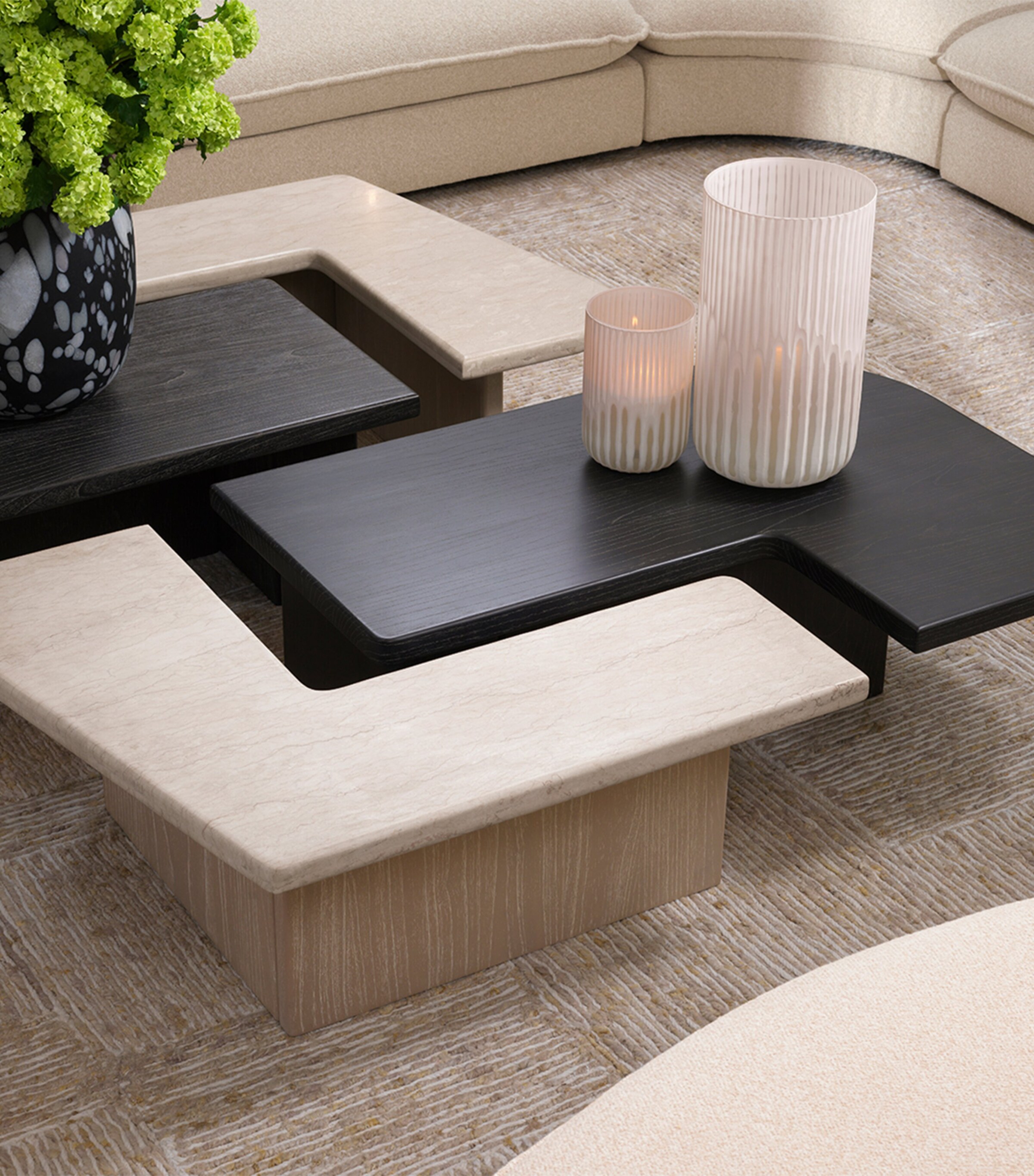 Eichholtz Yardham Coffee Tables (Set of 2) White Image 2