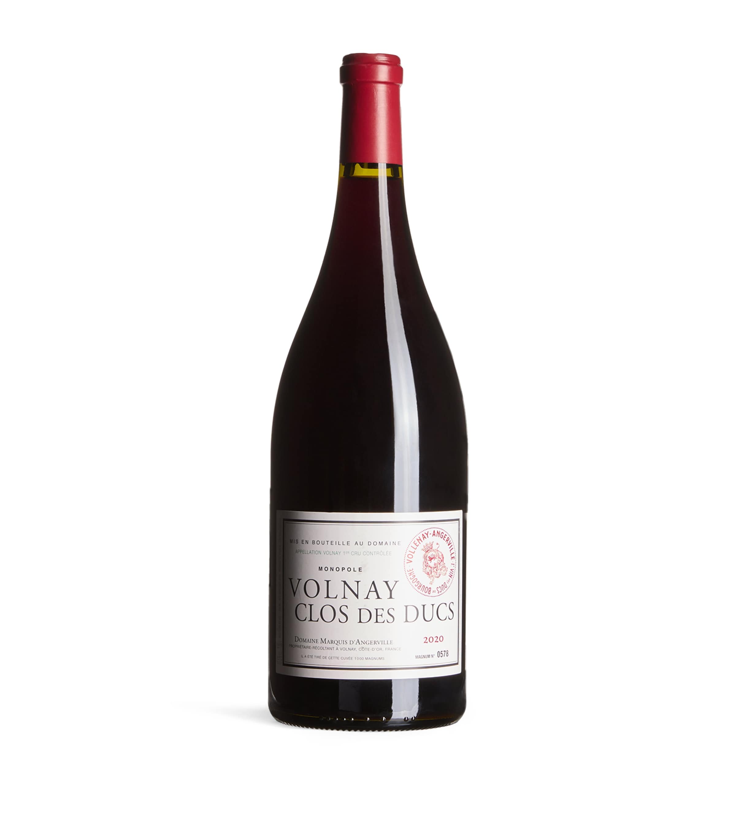 Domaine Marquis D'Angerville Domaine Marquis d'Angerville Clos des Ducs Volnay Premier Cru 2020 (150cl) - Burgundy, France Image 1