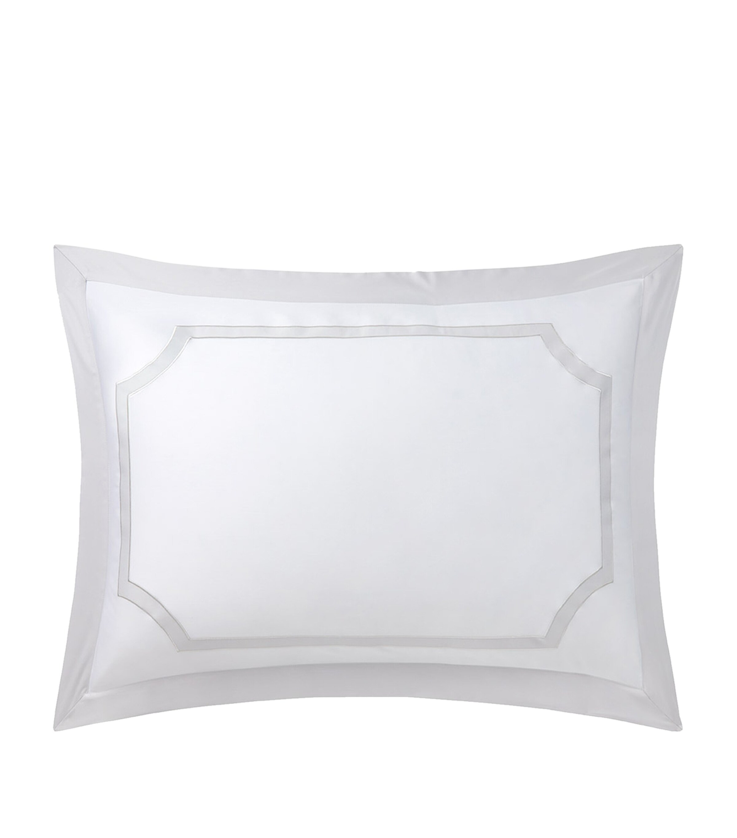 Yves Delorme Couture Haussmann Brume King Oxford Pillowcase (50cm x 90cm) Brume Image 2
