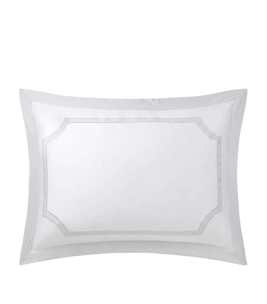 Yves Delorme Couture Haussmann Brume King Oxford Pillowcase (50cm x 90cm) Brume Image 2