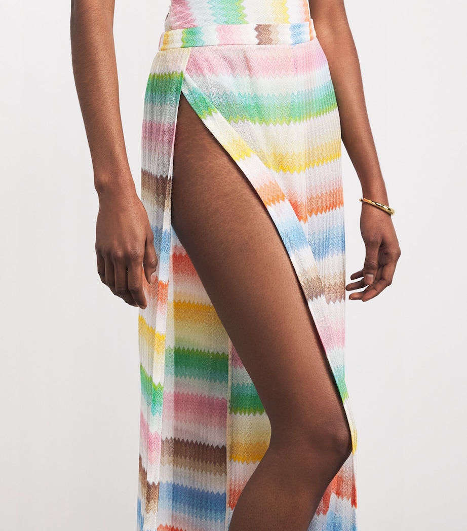 Zigzag Wide-Leg Trousers SM9X2MULTICOLOR Image 6