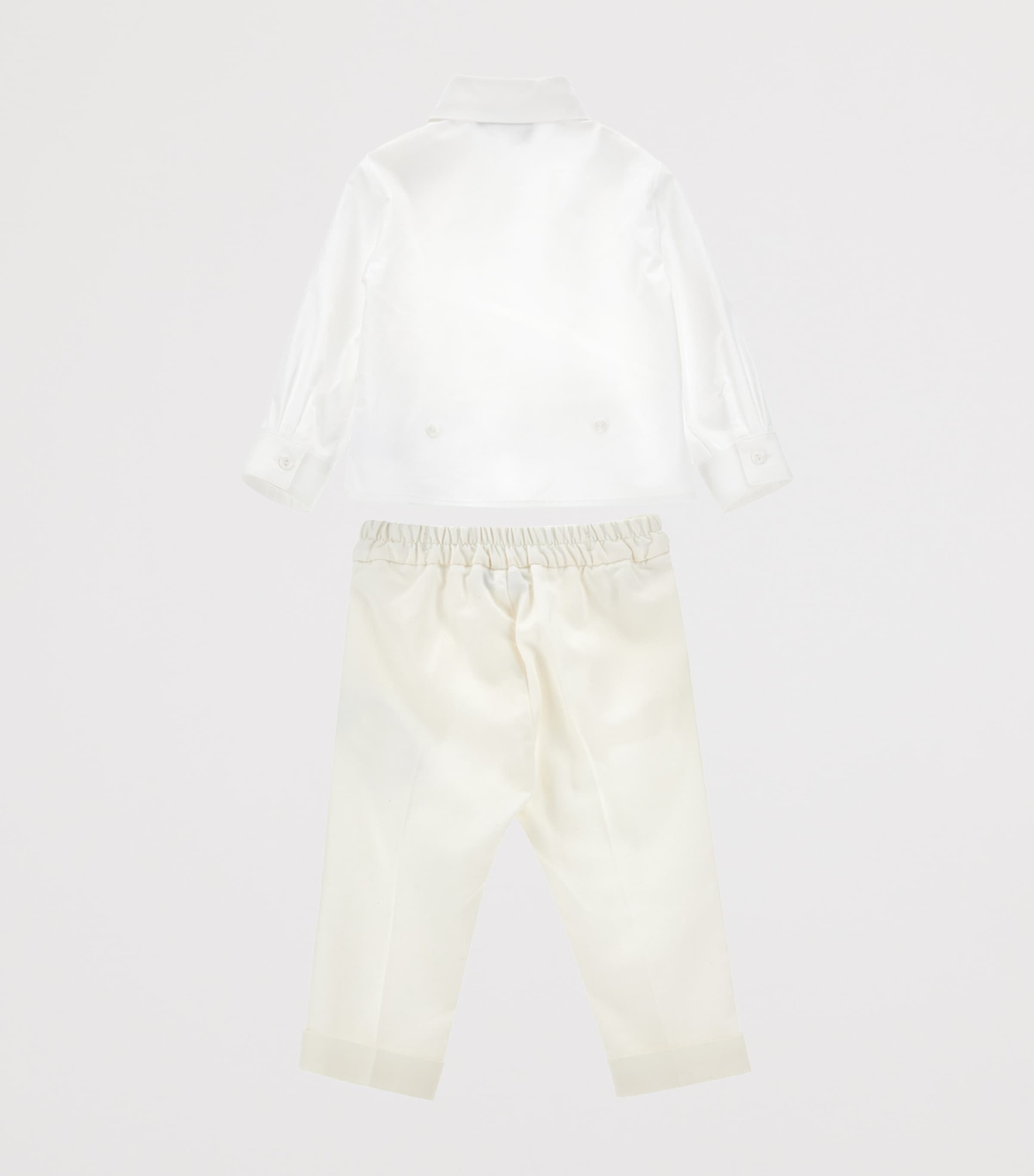 Shirt, Trousers and Bow Tie Set (6-24 Months) ECRU + PANNA Image 2