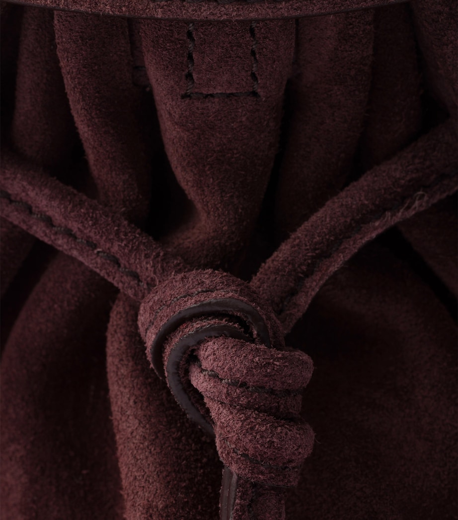 Small Suede Bonnie Top-Handle Bag F0007 Image 6