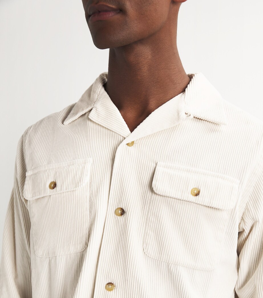 Polo Ralph Lauren Mens Corduroy Shirt Natural Image 6