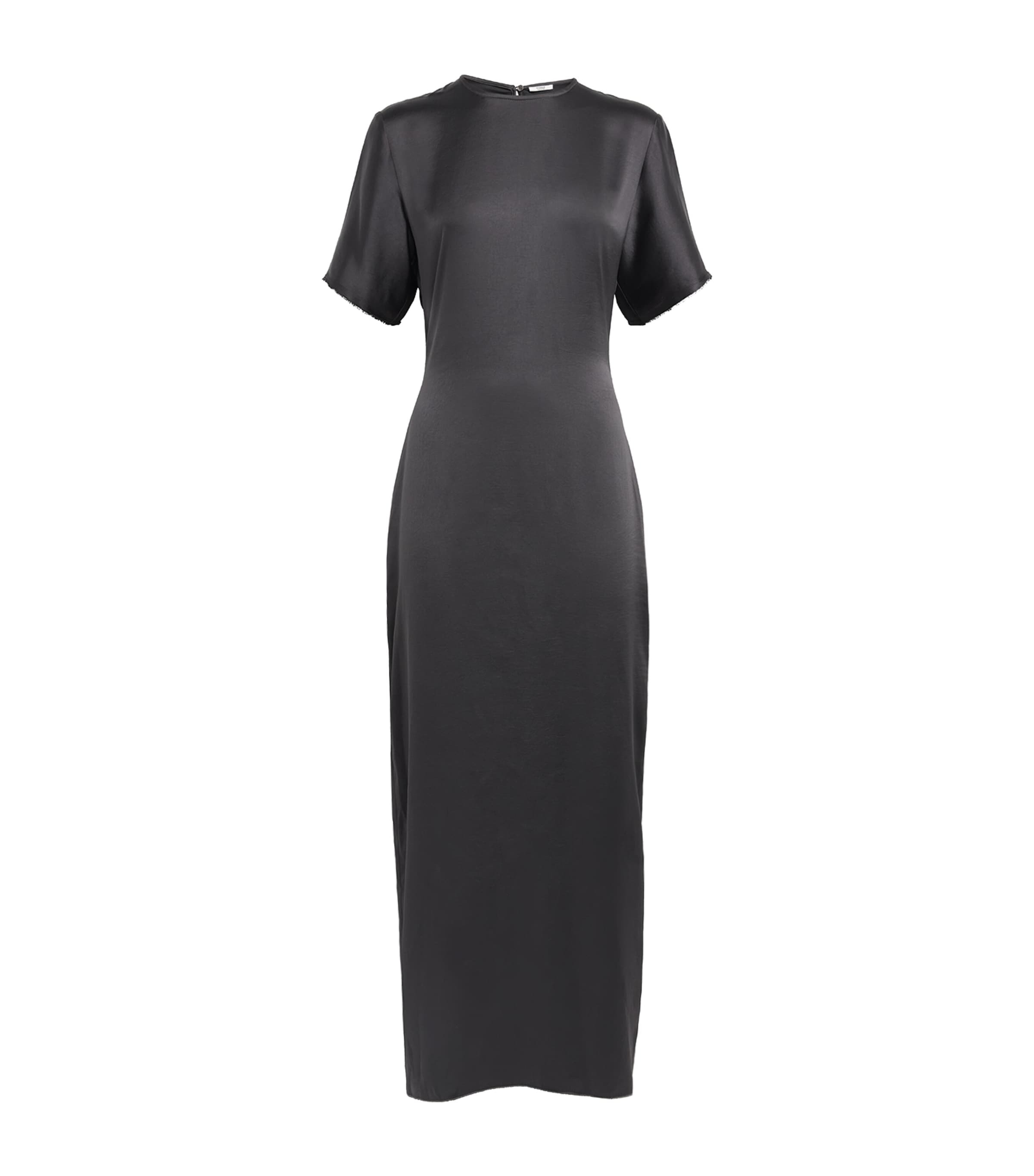 FFORME Womens Satin Imogen Maxi Dress Slate Grey Image 1
