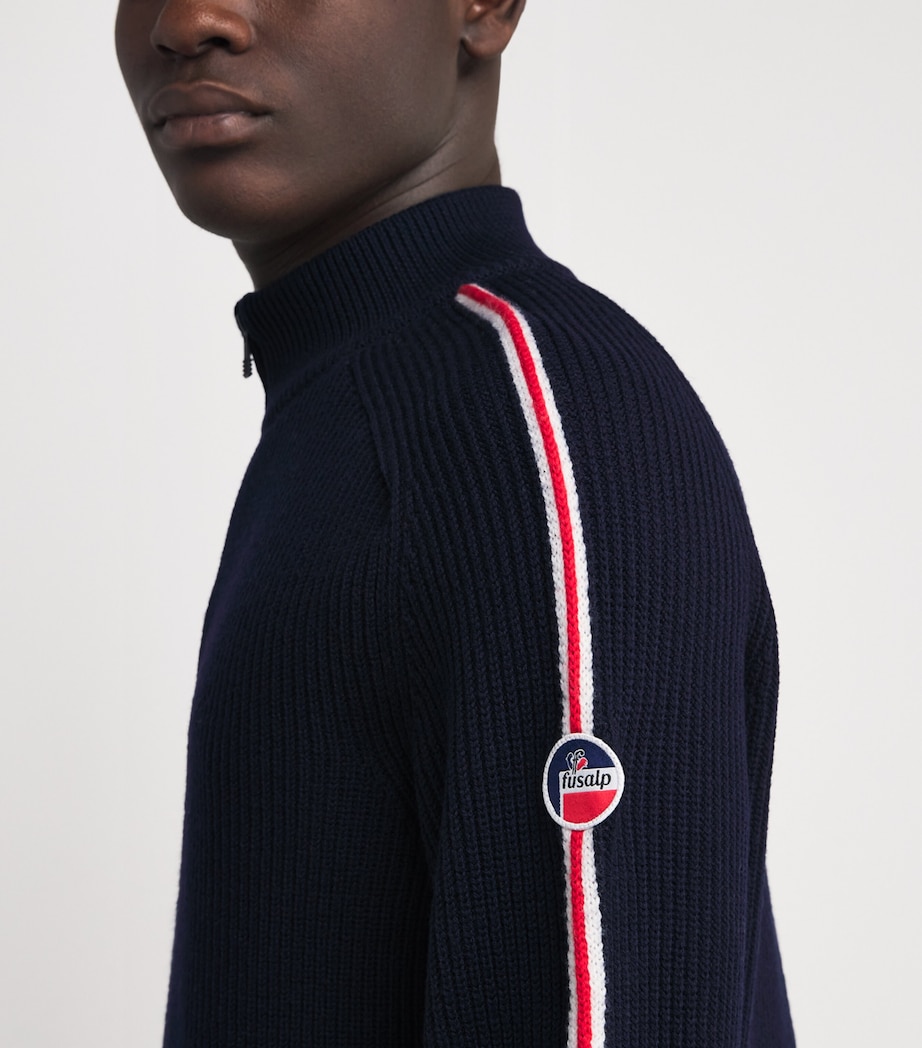 Merino Wool Dorianau Sweater 6109 MARIN/NEIGE Image 6