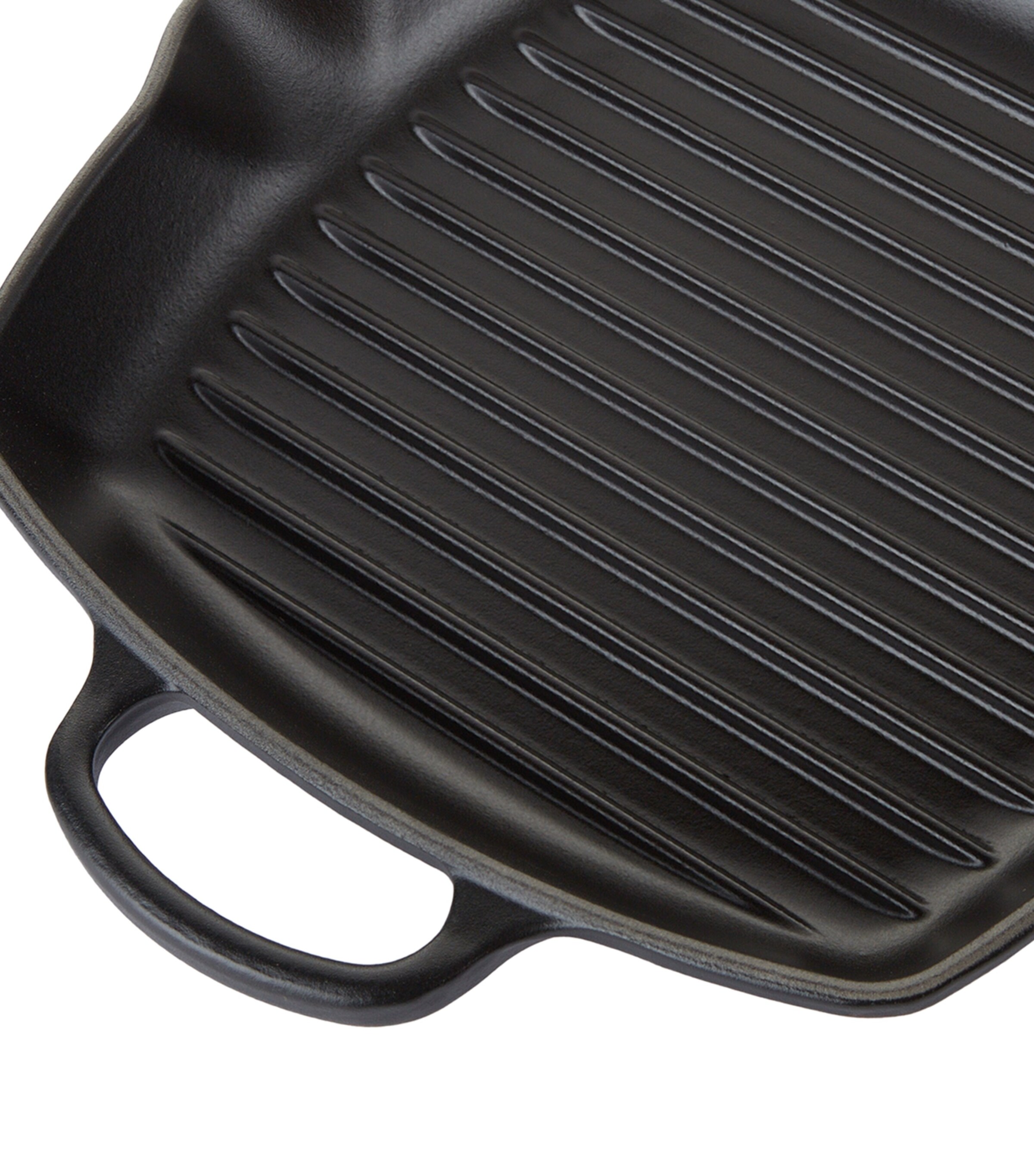 Le Creuset Cast Iron Square Grillit (26cm) Black Image 2