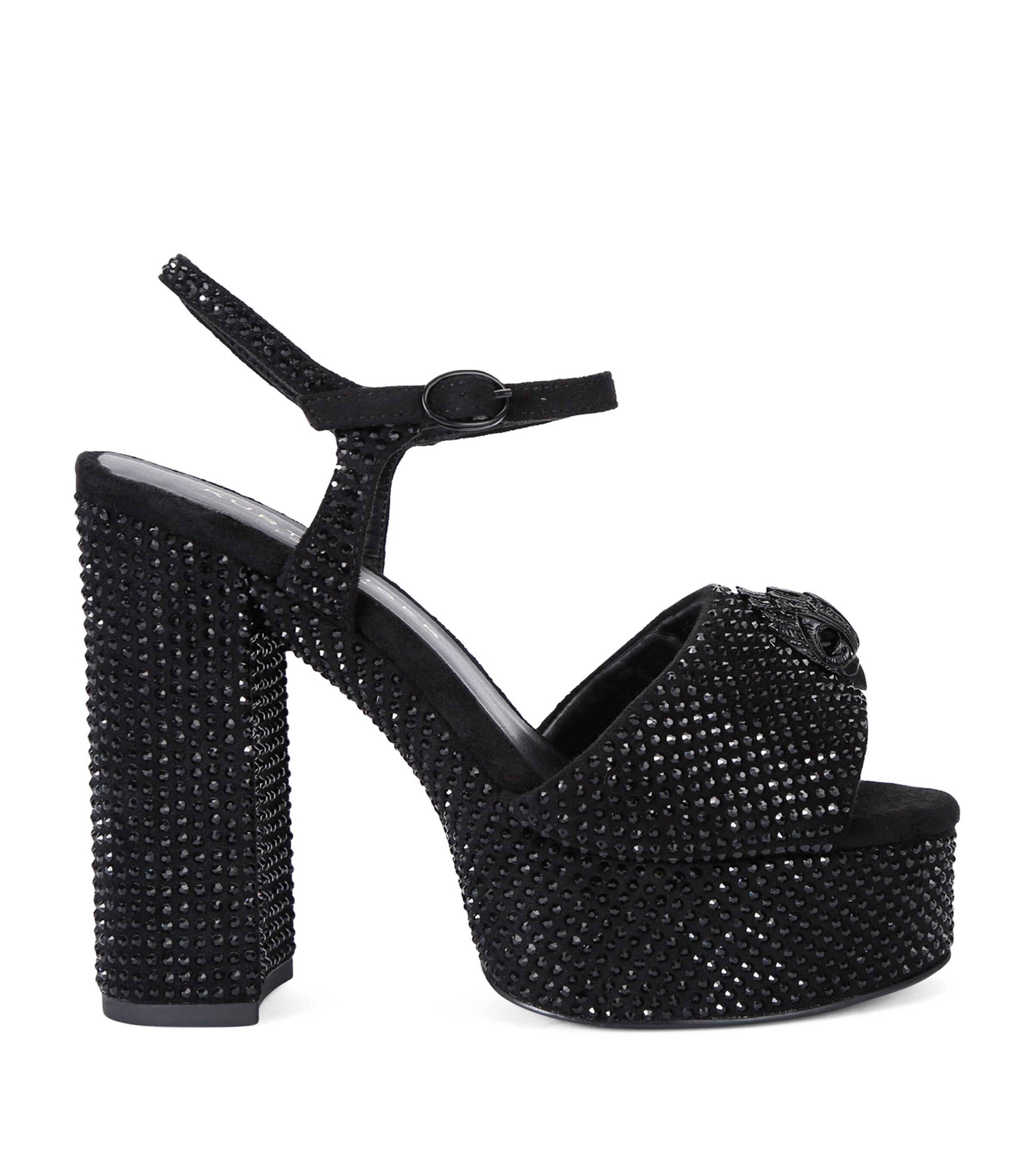 Kurt Geiger London Embellished Kensington Eagle Platform Sandals 125 | Women Shoes | Heels | Sandals | Designers | Kurt Geiger London