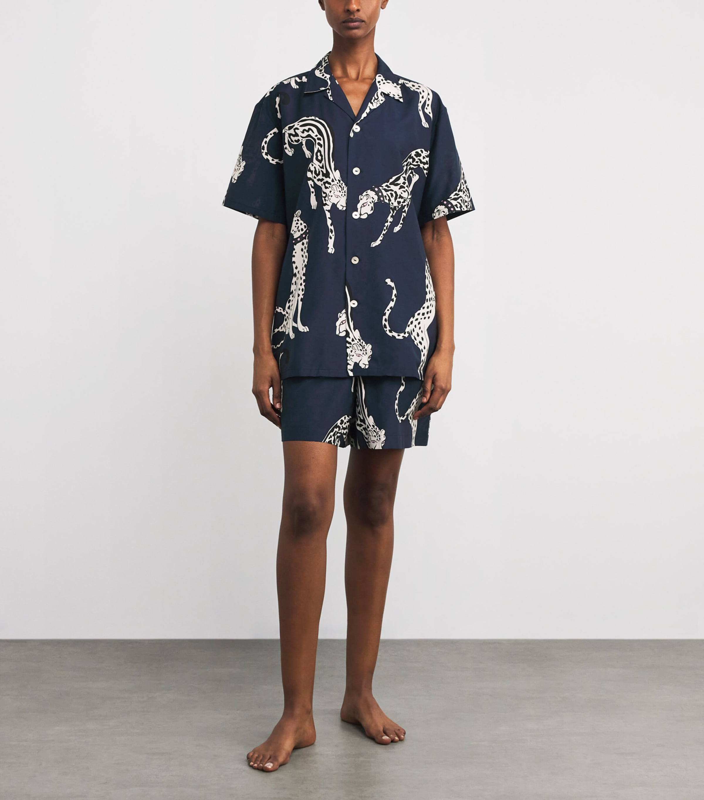 Cotton-Silk Cheetah Emeli Pyjama Set ZIEGFELD Image 2