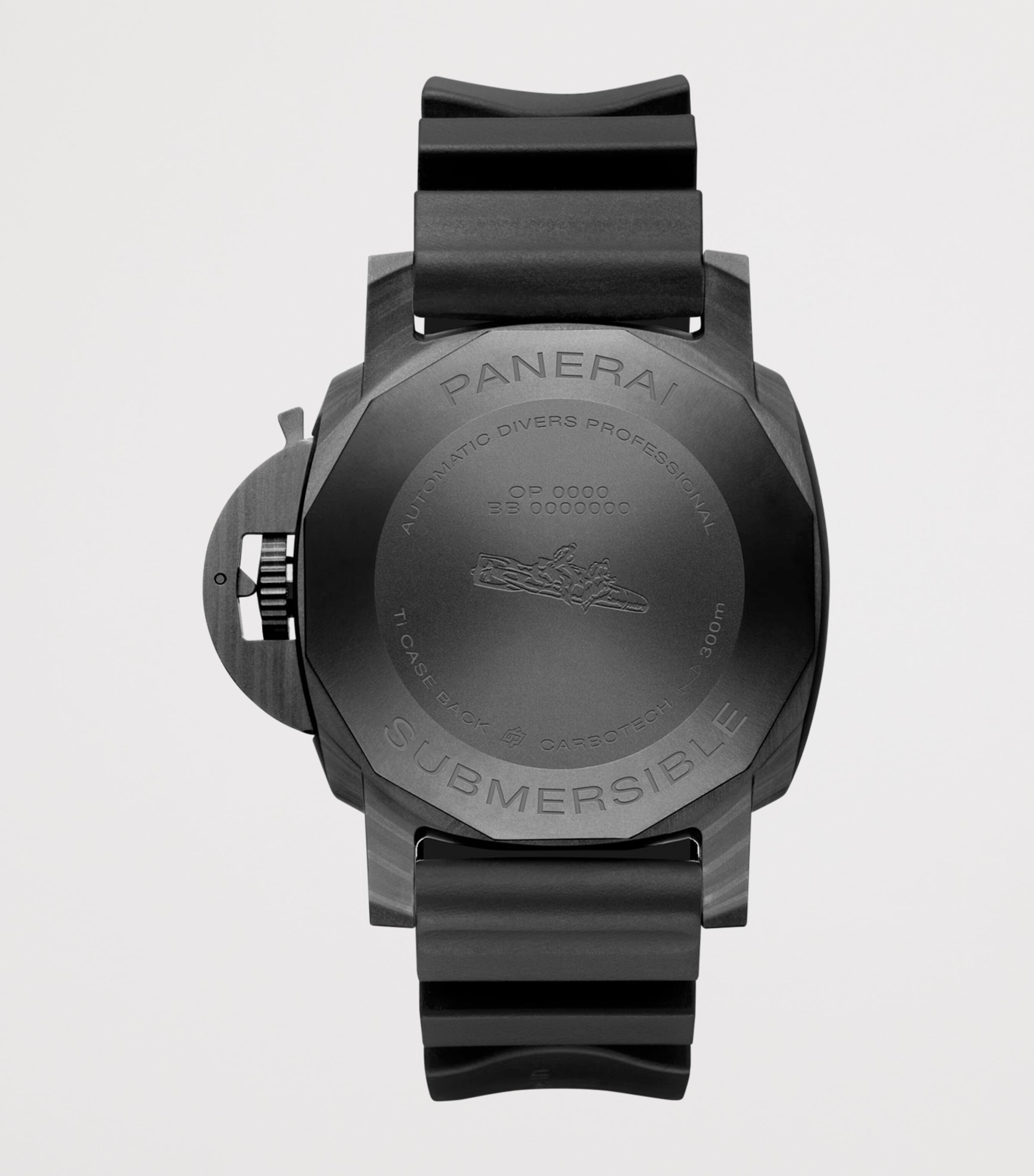 Panerai Carbotech Submersible Watch 42mm Black Image 2