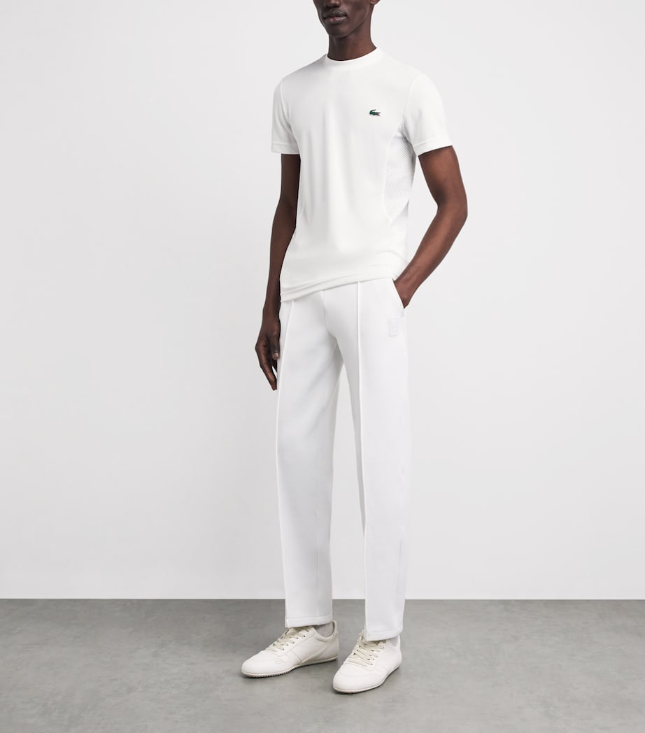 Lacoste Mens x Novak Djokovic Tennis T-Shirt White Image 2