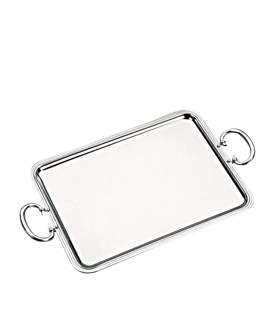 Silver-Plated Albi Handled Tray (53cm x 42cm) SILVER Image 1