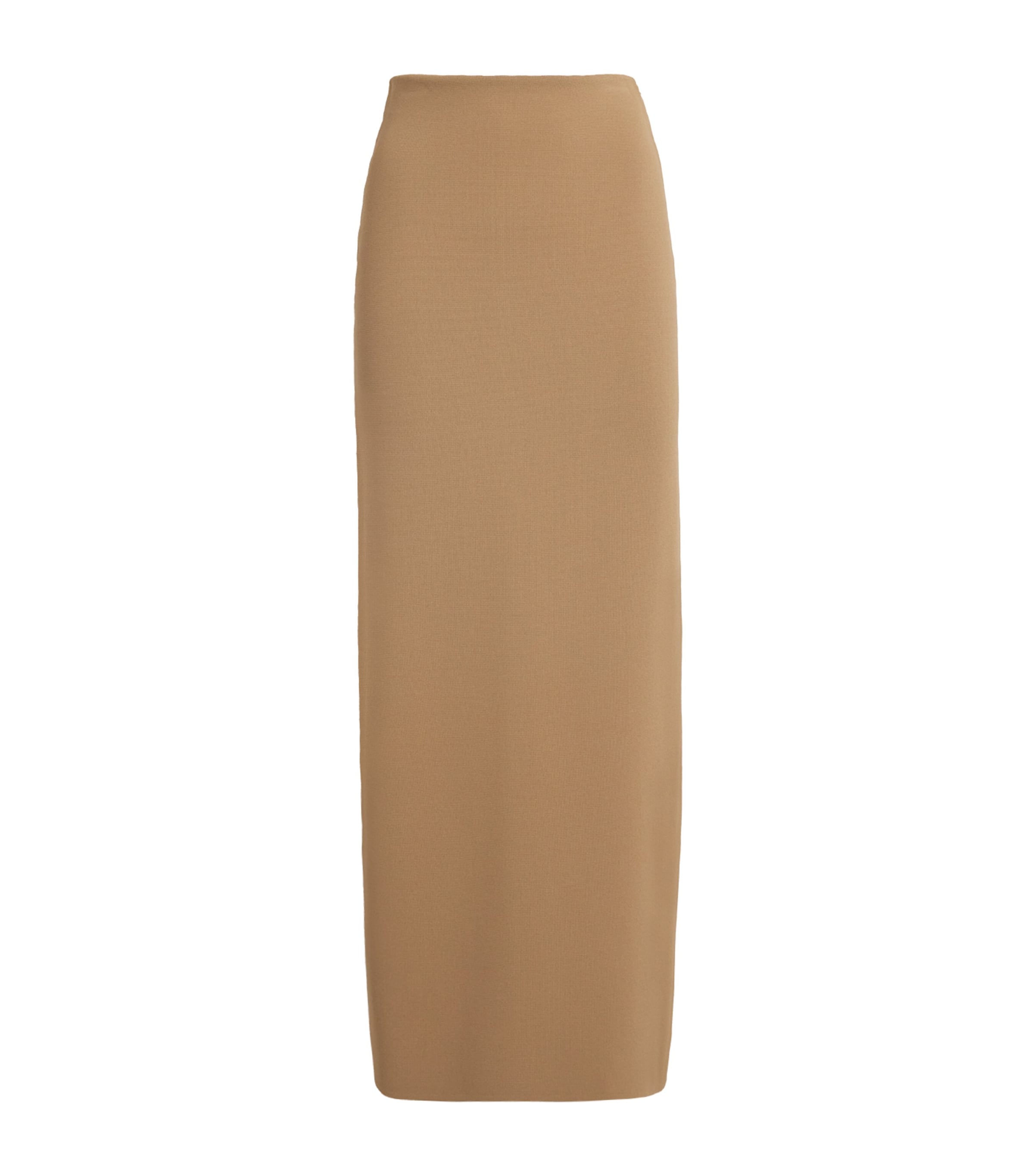 Max Mara High Waist Skirts Seam Detailing In Brown