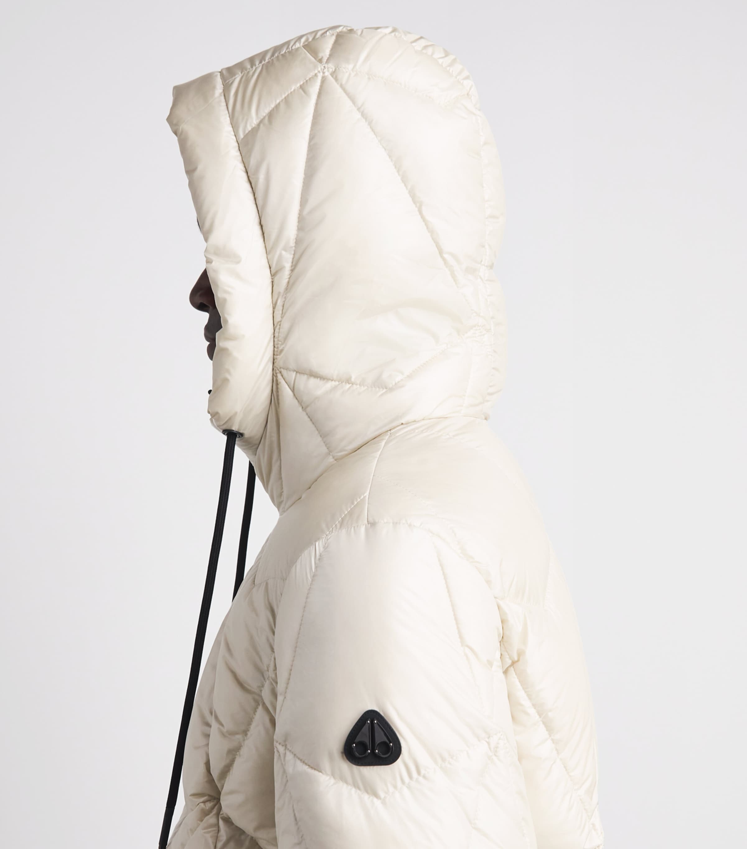 Moose Knuckles Mens Down Iceberg Quilted Jacket Alabaster Image 3
