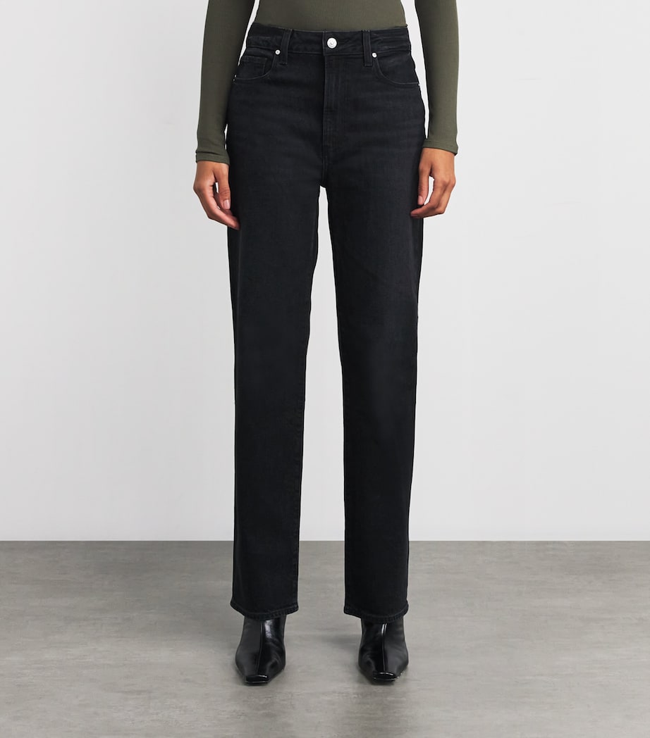 Stevie High-Rise Straight Jeans BLACK VOID Image 3