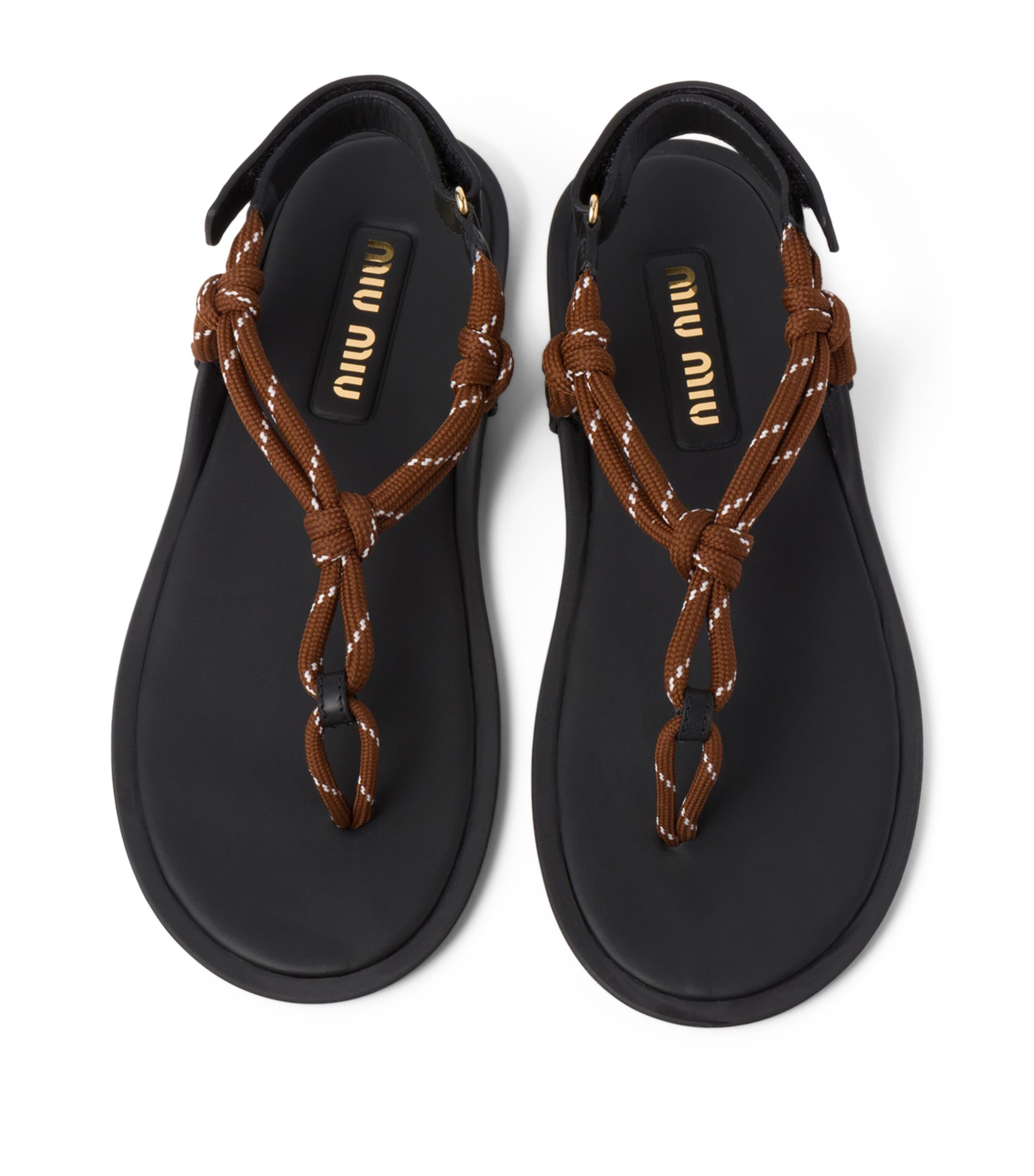 Miu Miu Cord Riviere Sandals | Harrods UK