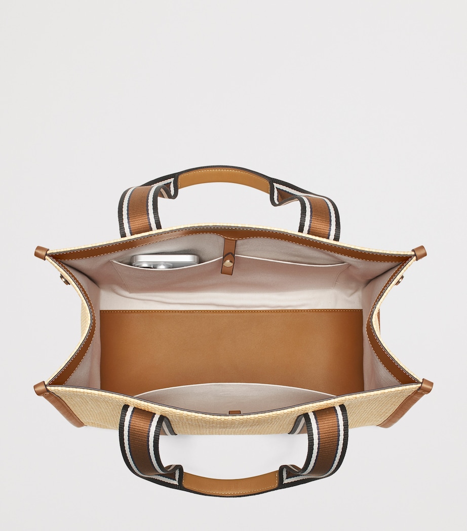 Raffia Henley Tote Bag NEUTRAL Image 6