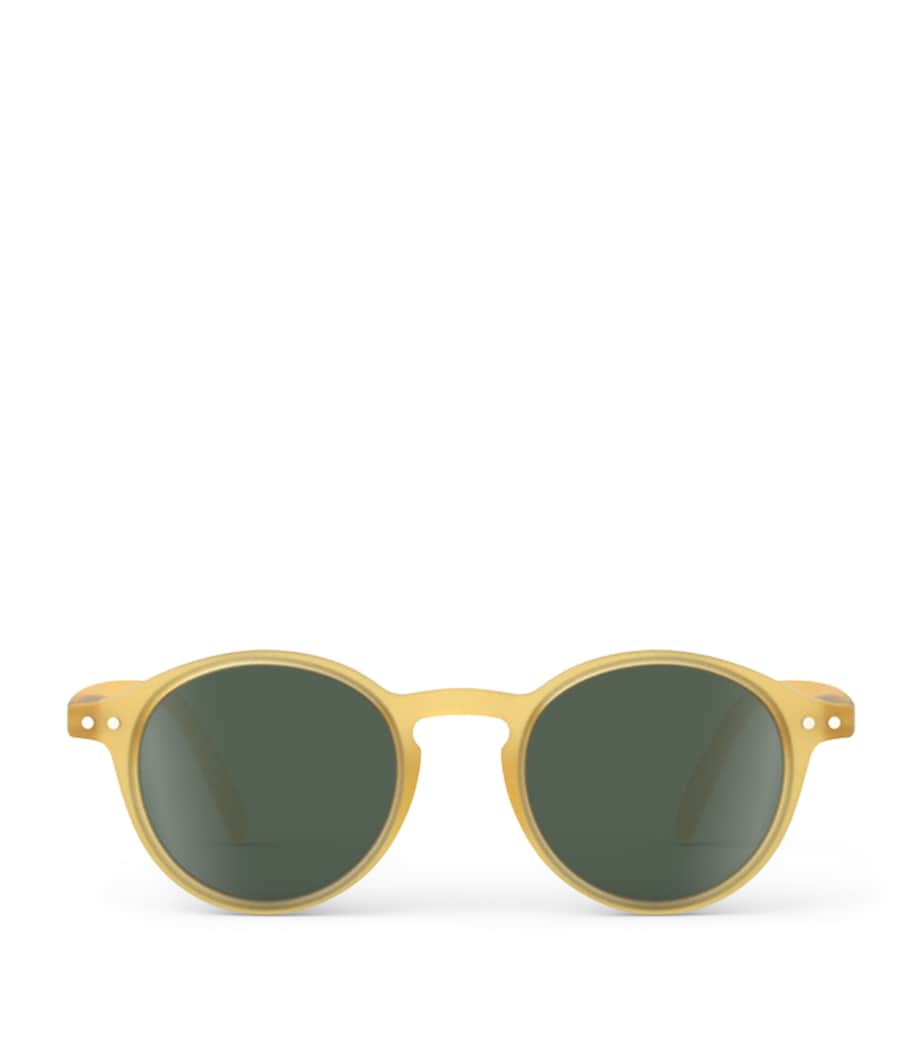 IZIPIZI KIDS #d Round Sunglasses (5-7 Years) Yellow Honey Image 1