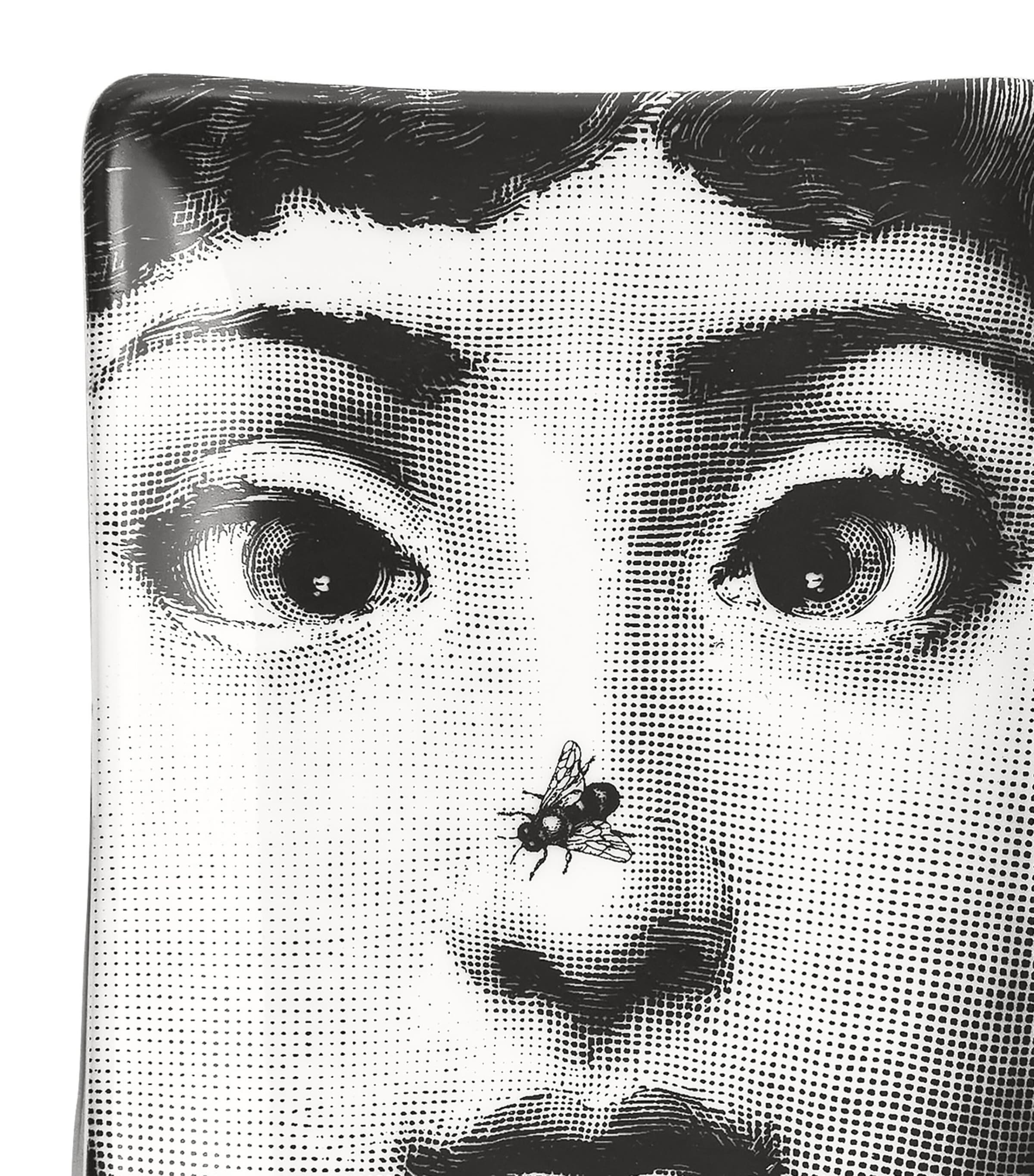Fornasetti Rectangular Tema e Variazioni Ashtray (10cm x 16cm) Image 4