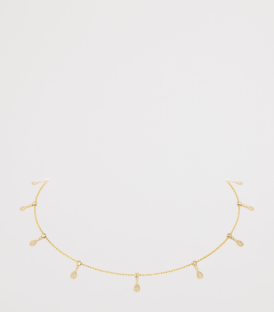 Boucheron Yellow Gold and Diamond Serpent Bohème Droplet Necklace Yellow Gold Image 3