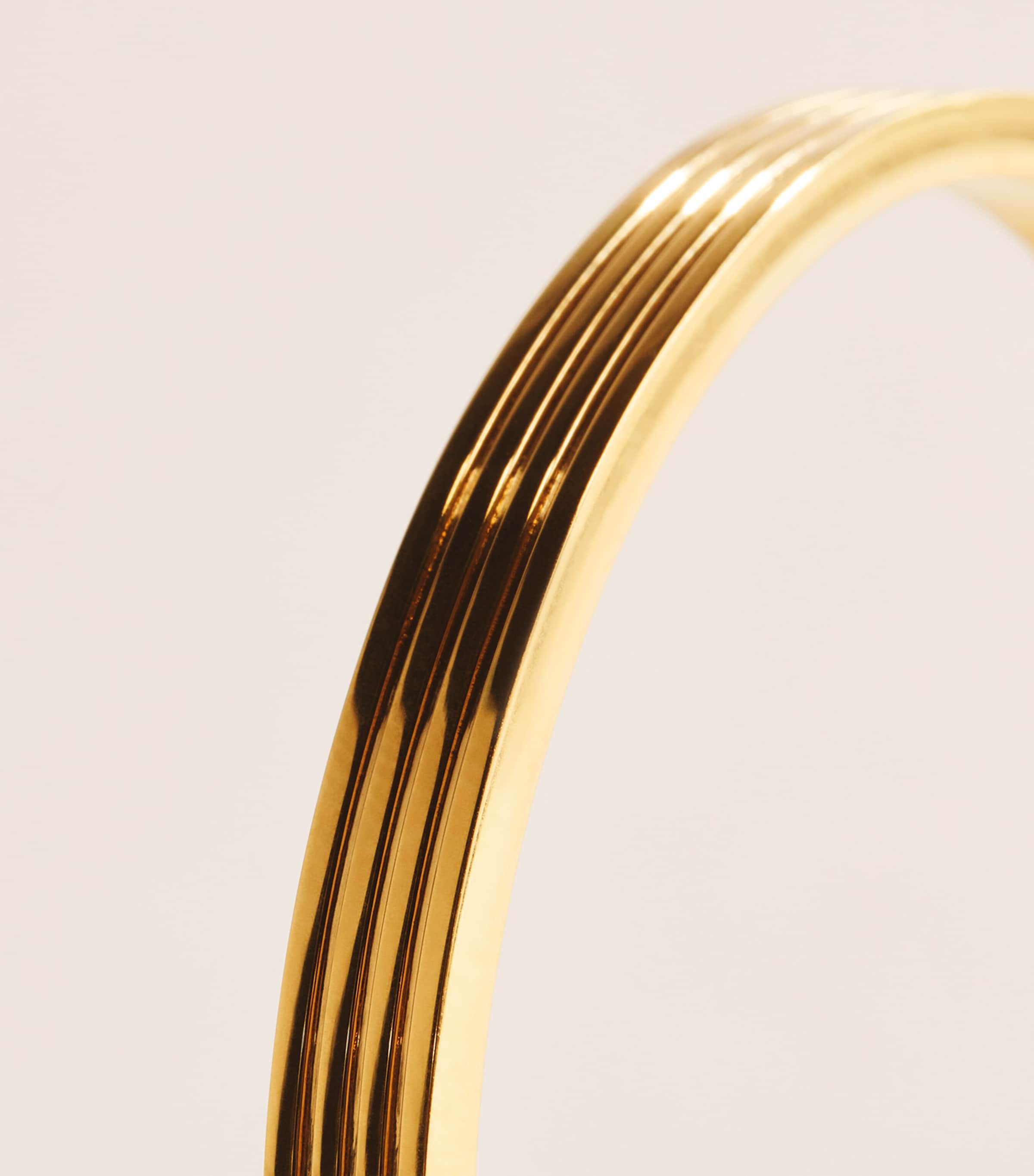 Nialaya Jewelry Sterling Silver Ribbed Bangle Image 4