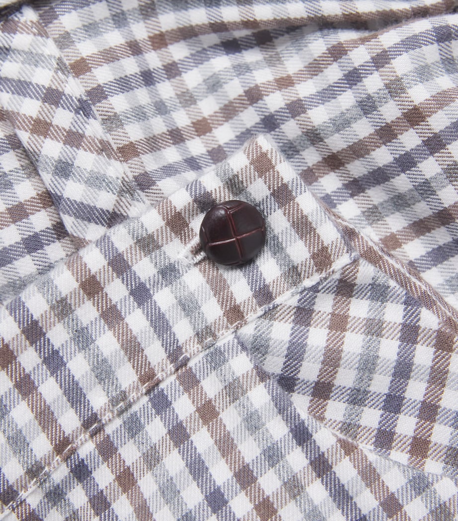 Cotton-Blend Check Print Bloomers (3-12 Months) CAMEL Image 3